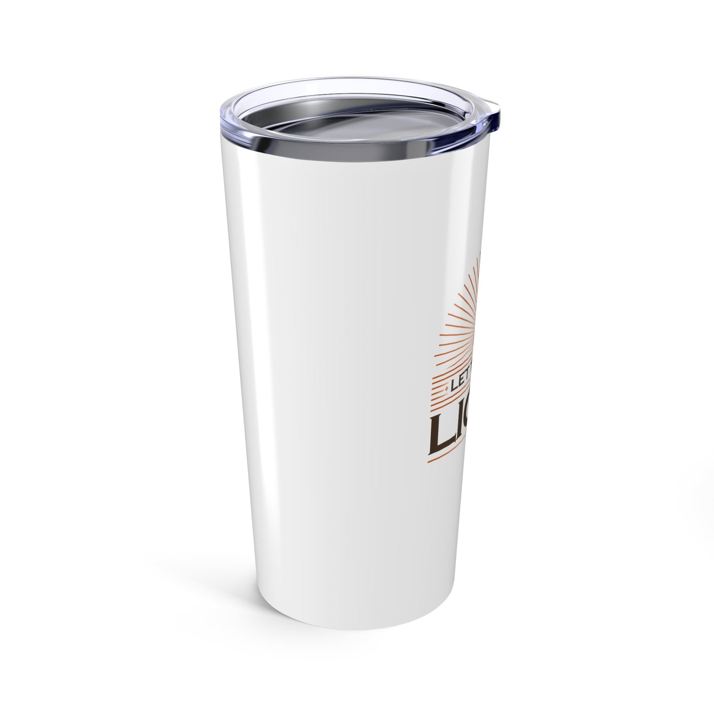 "Let There Be Light" Unisex Inspirational 20oz Tumbler Travel Cup - The Shield of Light