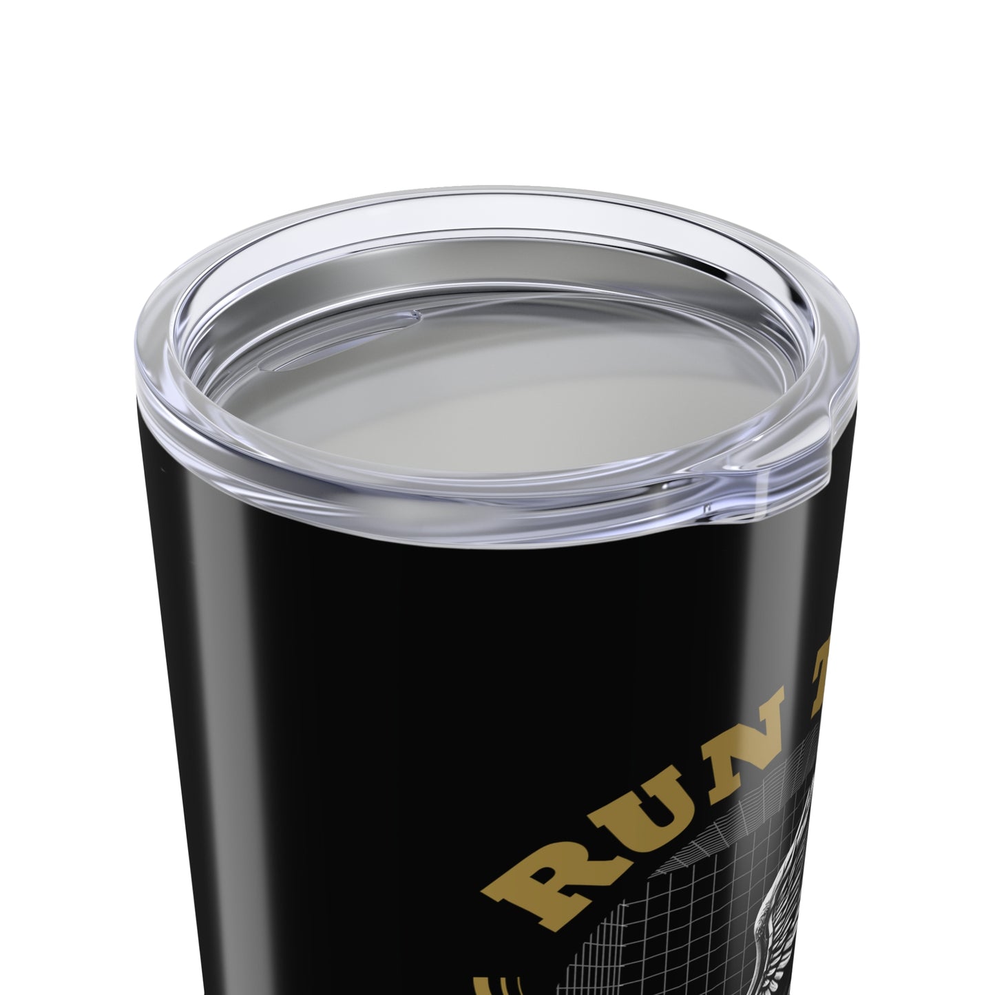 "Run The Race" Unisex Inspirational 20oz Tumbler Travel Cup - The Shield of Light