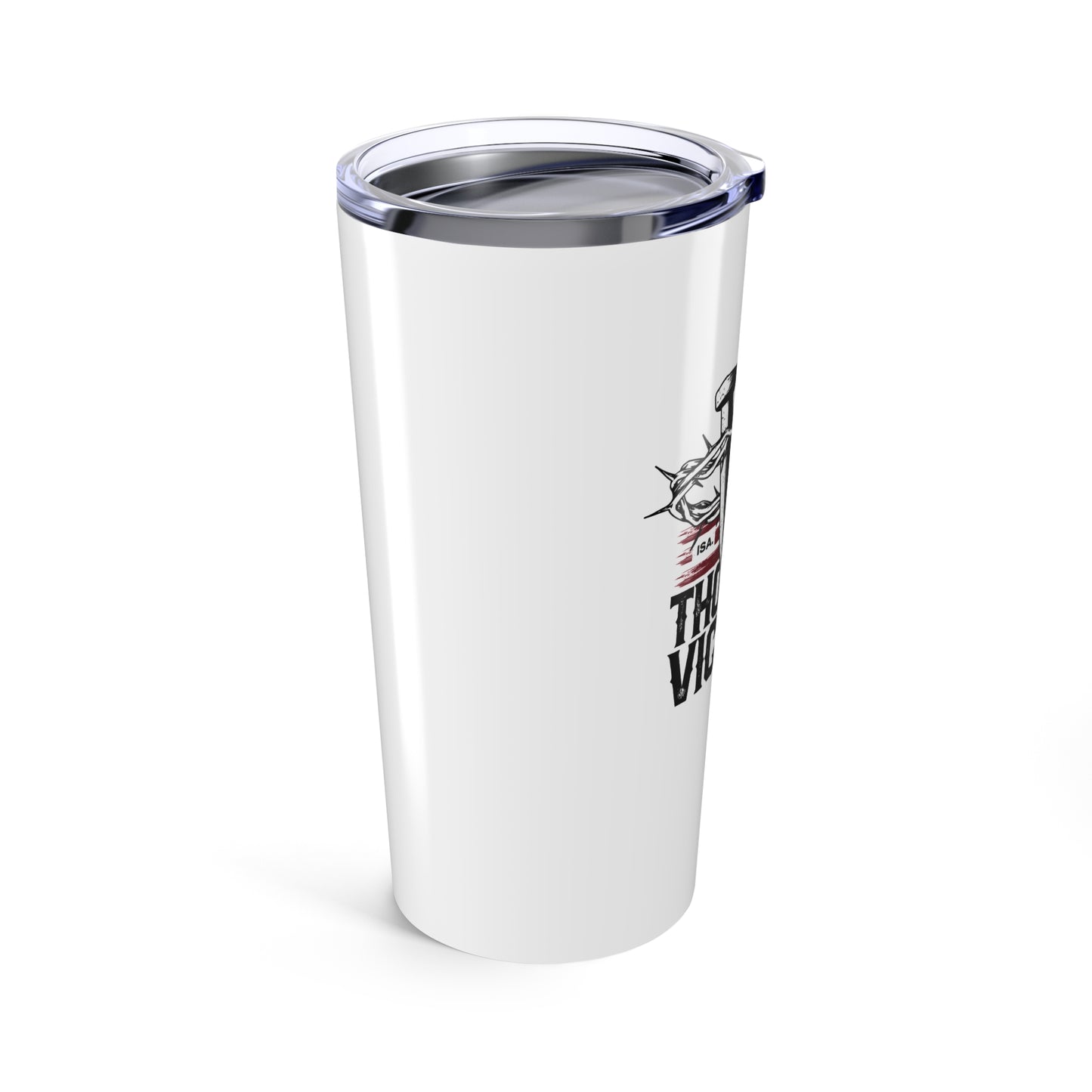 "Thorns & Victory" Unisex Inspirational 20oz Tumbler Travel Cup - The Shield of Light