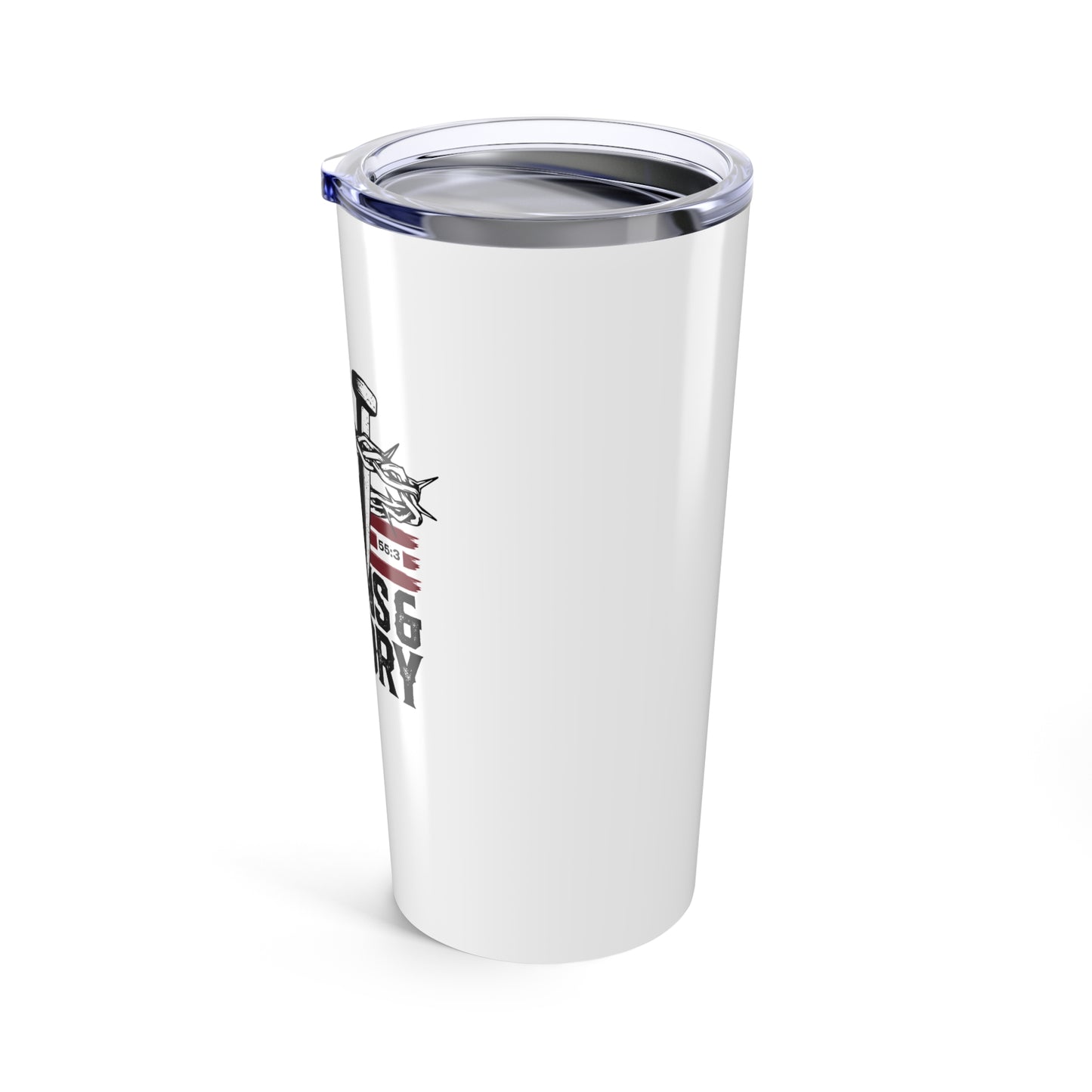 "Thorns & Victory" Unisex Inspirational 20oz Tumbler Travel Cup - The Shield of Light