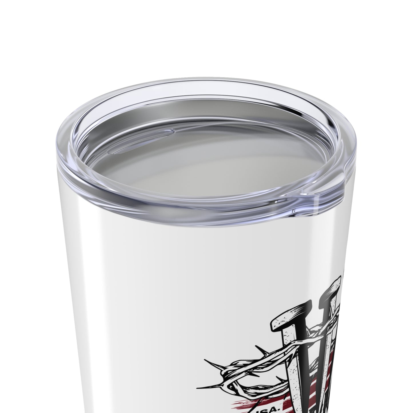 "Thorns & Victory" Unisex Inspirational 20oz Tumbler Travel Cup - The Shield of Light