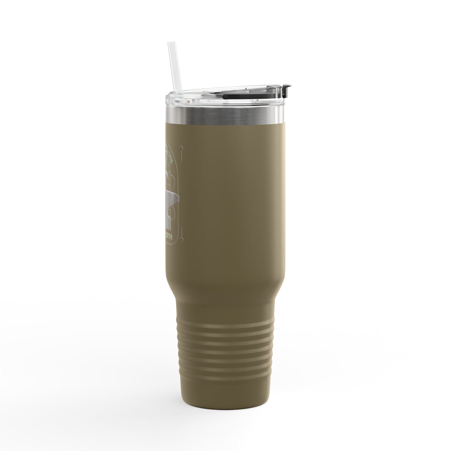 "Forged In Strength" Unisex Insulated Travel Mug, 40oz - The Shield of Light