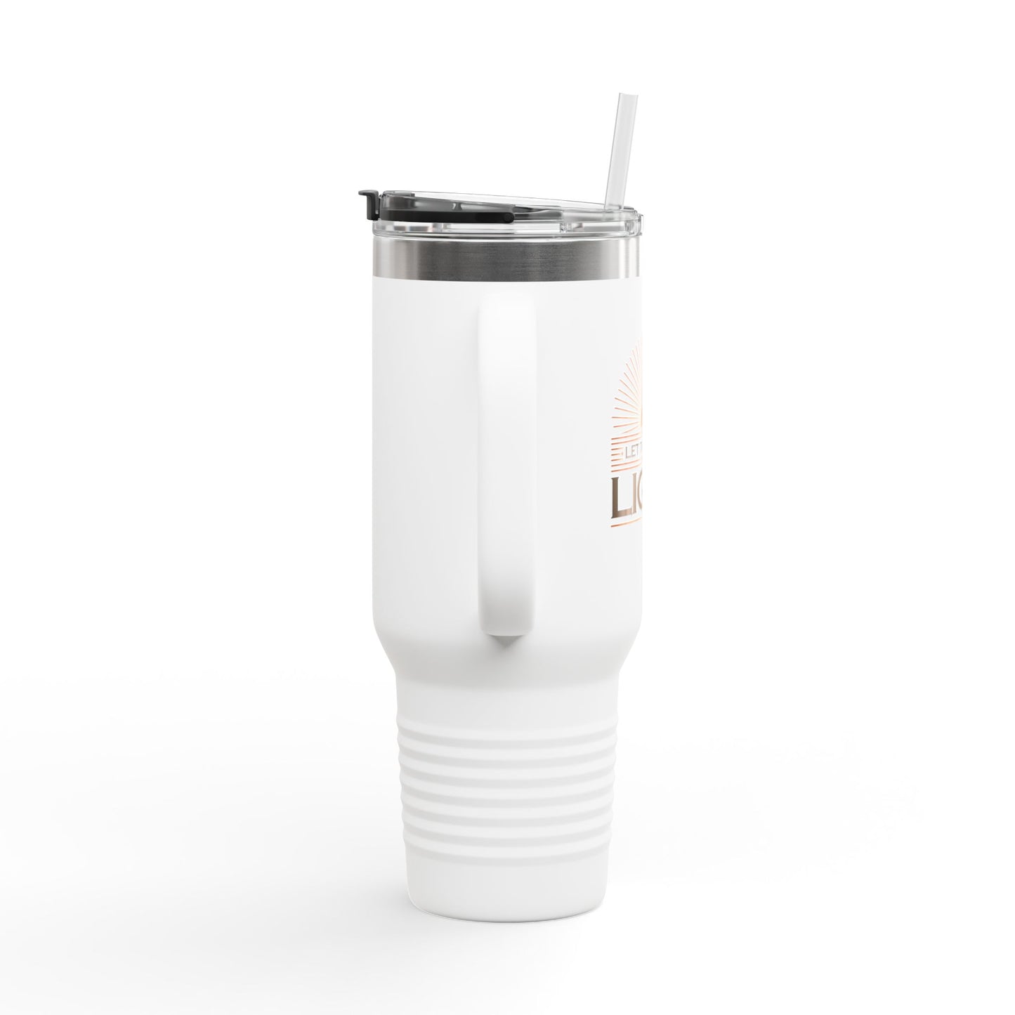 "Let There Be Light" Unisex Insulated Travel Mug, 40oz - The Shield of Light