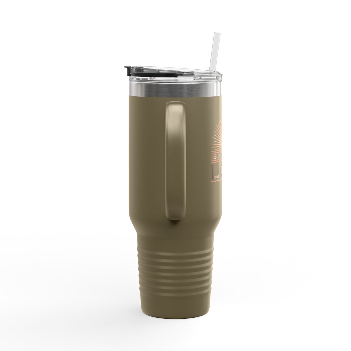 "Let There Be Light" Unisex Insulated Travel Mug, 40oz - The Shield of Light
