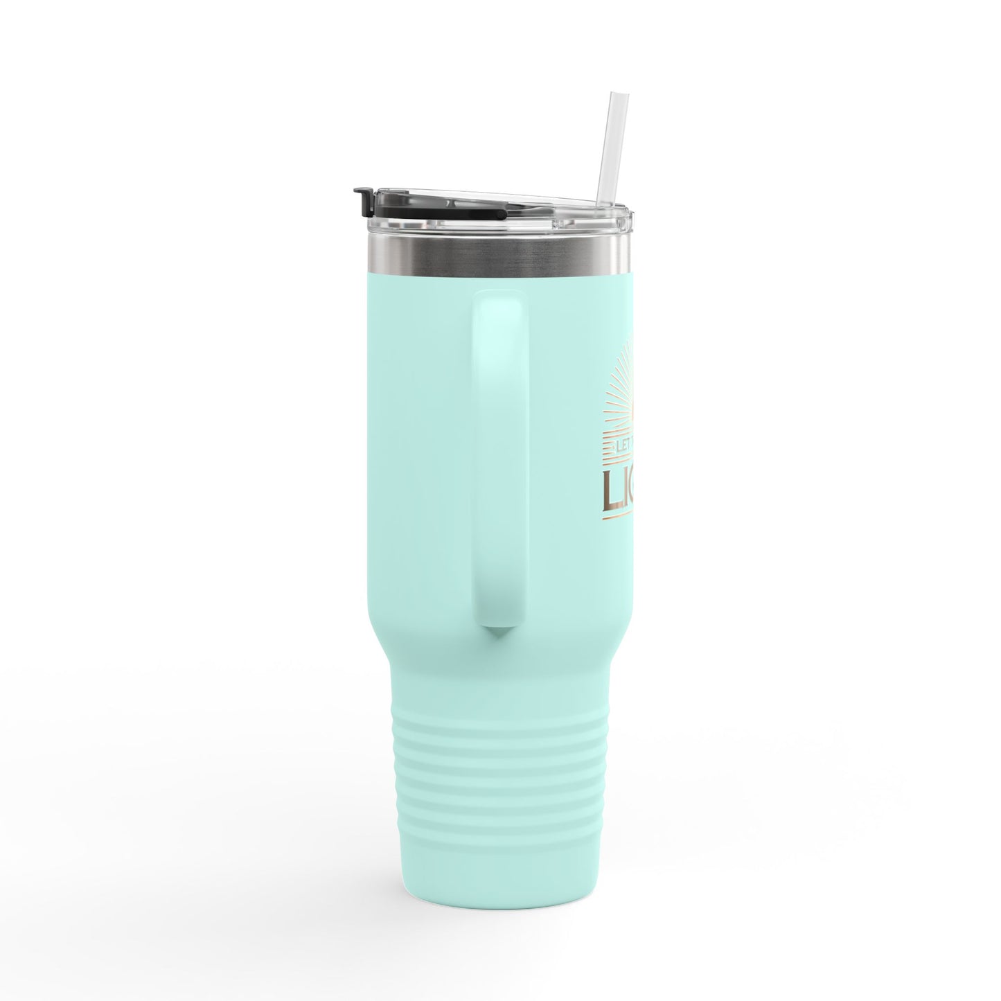 "Let There Be Light" Unisex Insulated Travel Mug, 40oz - The Shield of Light