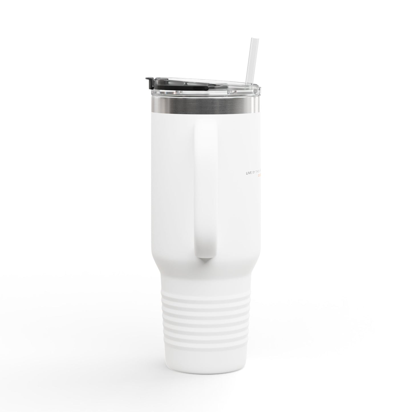"Live By the Kingdom Not the World Colossians 3:2" Unisex Insulated Travel Mug, 40oz - The Shield of Light