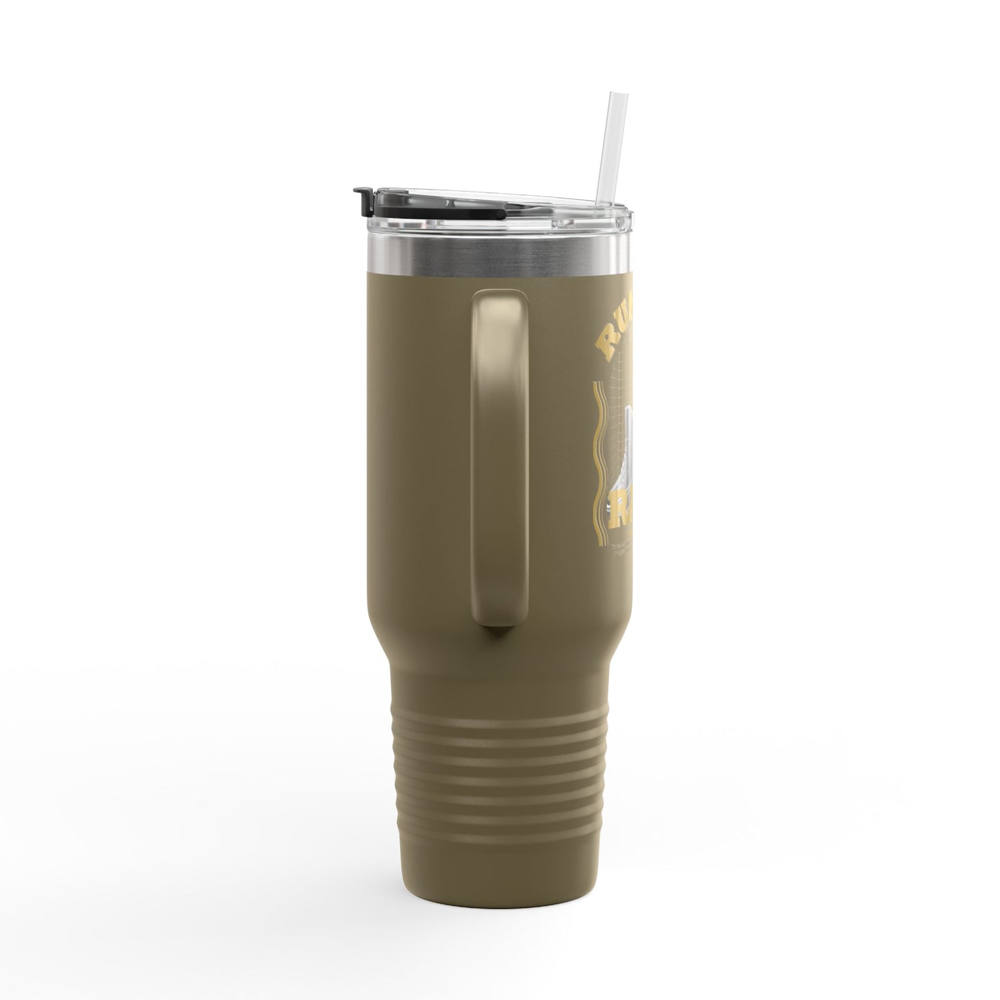 "Run The Race" Unisex Insulated Travel Mug, 40oz - The Shield of Light