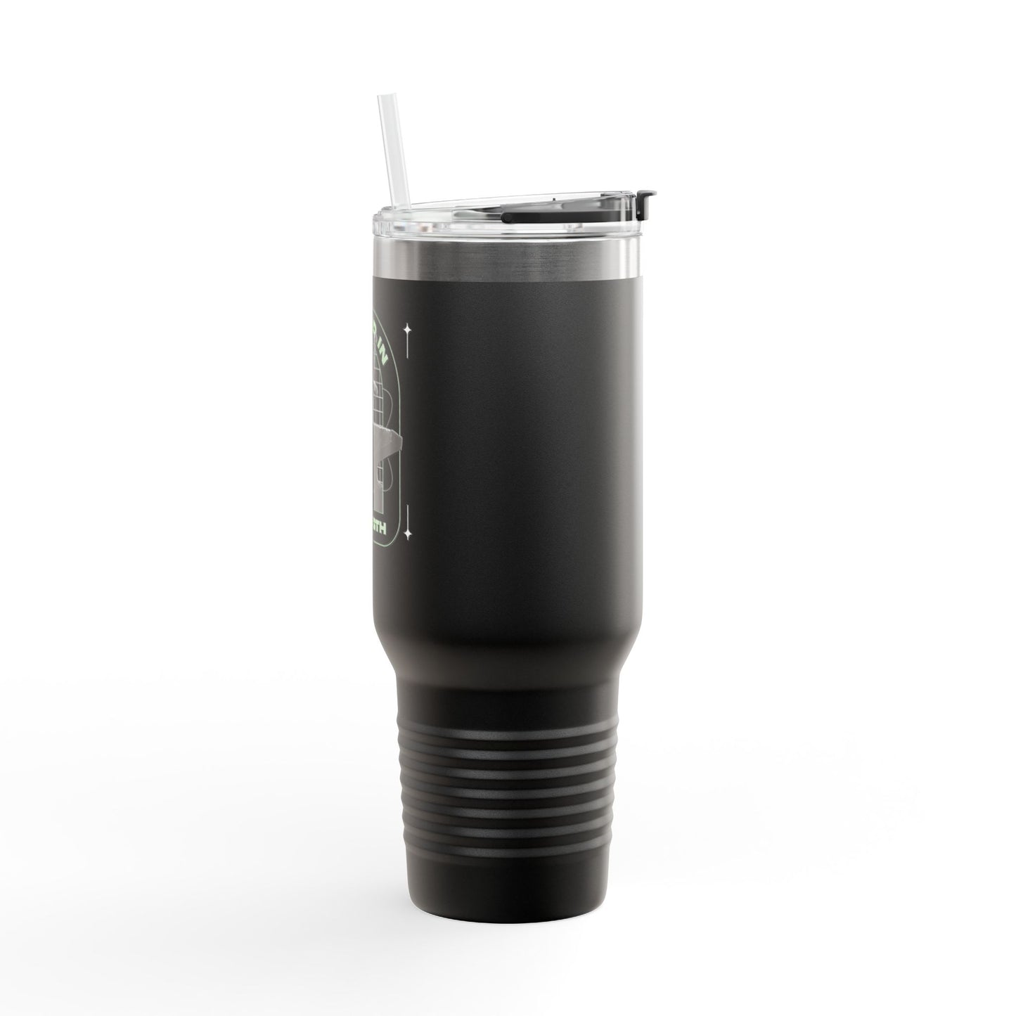 "Forged In Strength" Unisex Insulated Travel Mug, 40oz - The Shield of Light