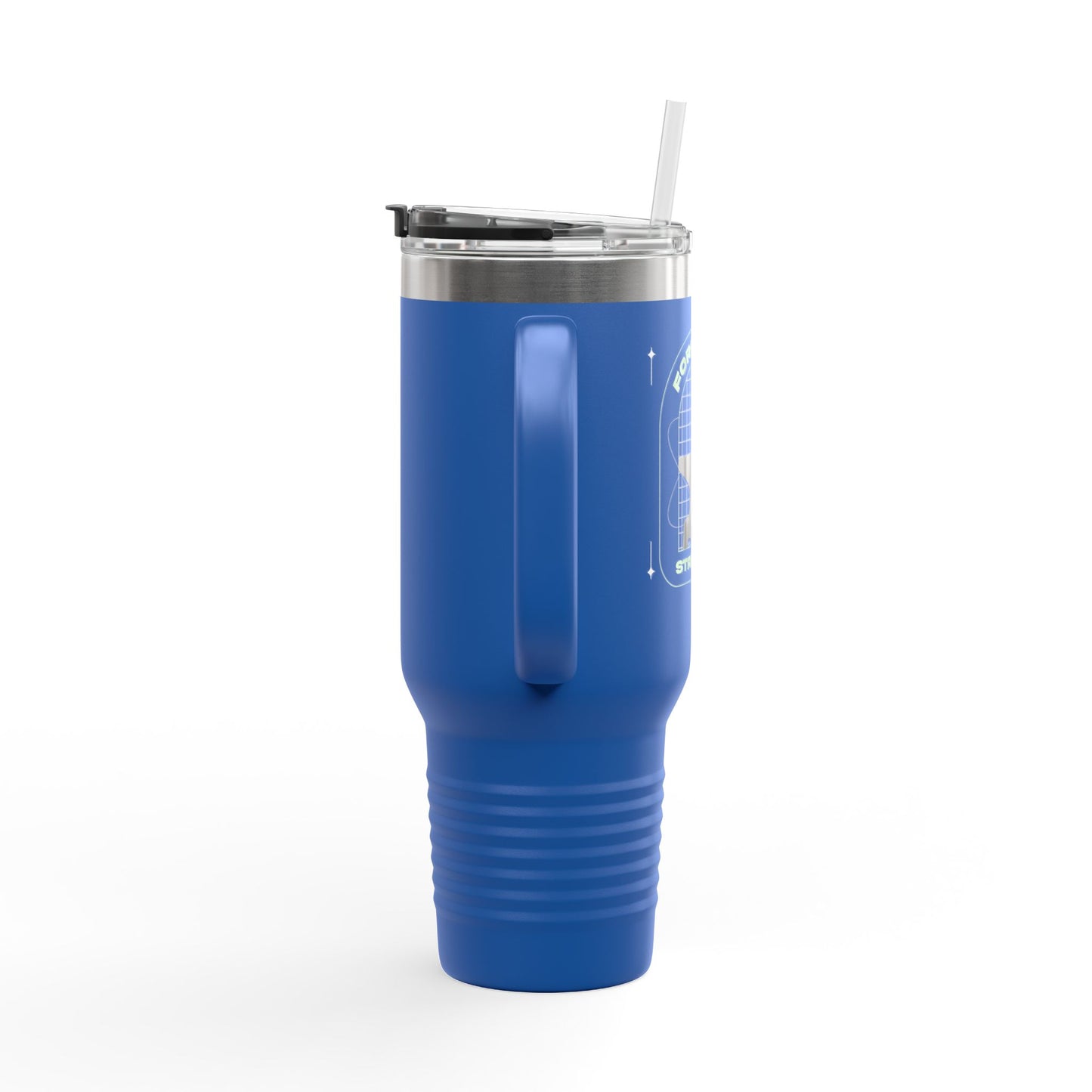 "Forged In Strength" Unisex Insulated Travel Mug, 40oz - The Shield of Light