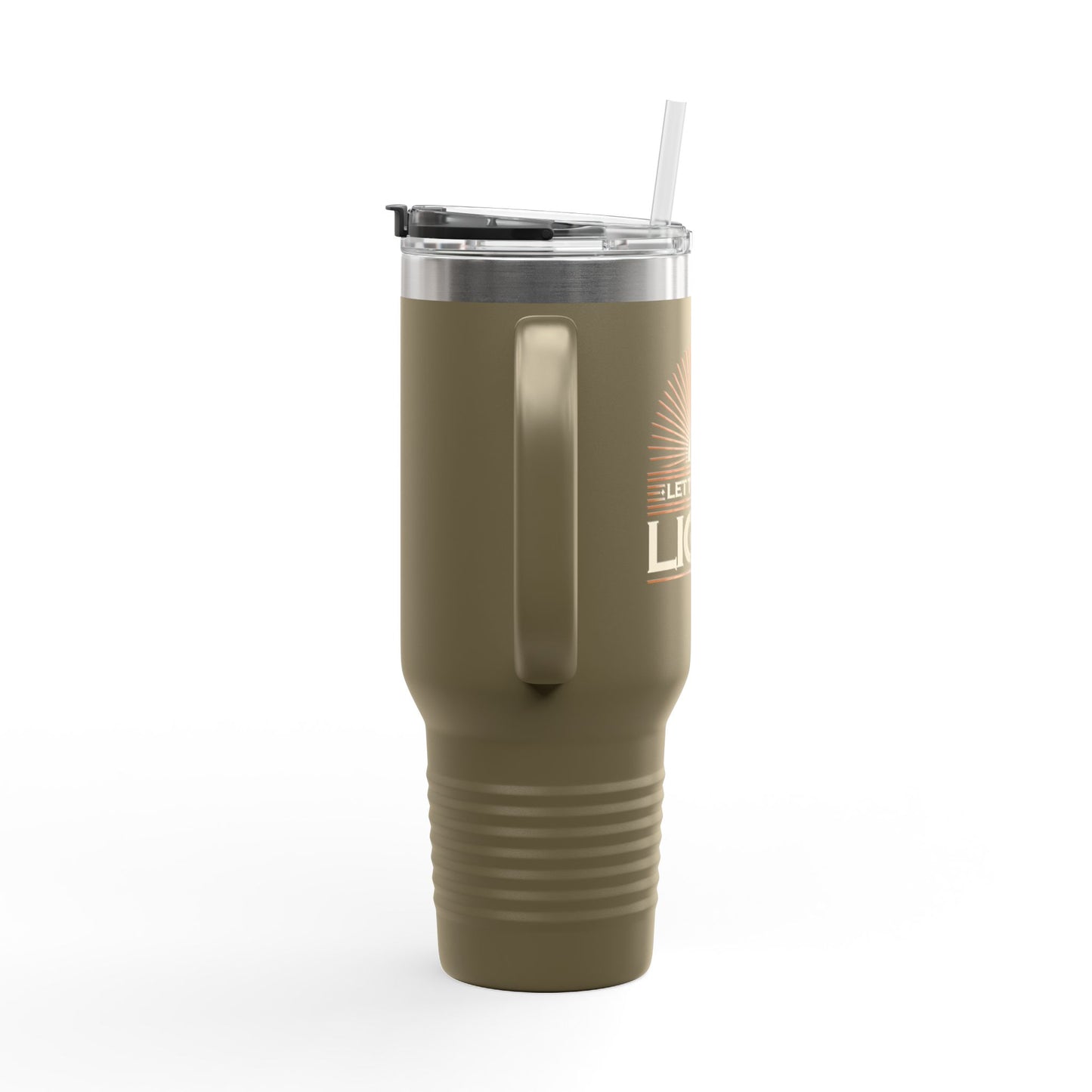 "Let There Be Light" Unisex Insulated Travel Mug, 40oz - The Shield of Light