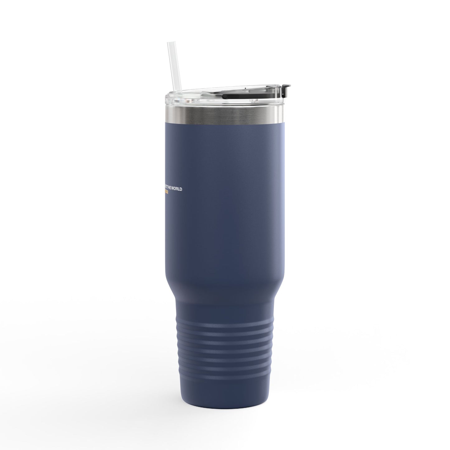 "Live By the Kingdom Not the World Colossians 3:2" Unisex Insulated Travel Mug, 40oz - The Shield of Light