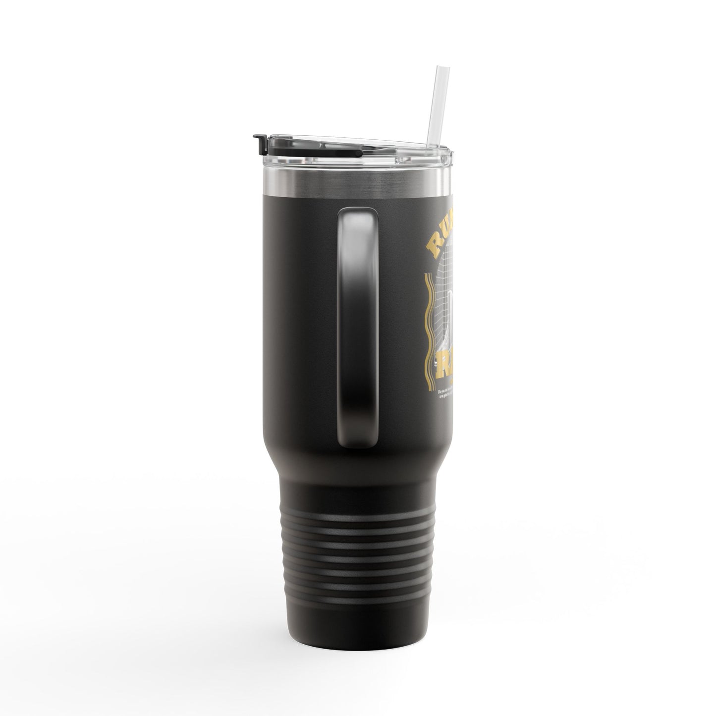 "Run The Race" Unisex Insulated Travel Mug, 40oz - The Shield of Light
