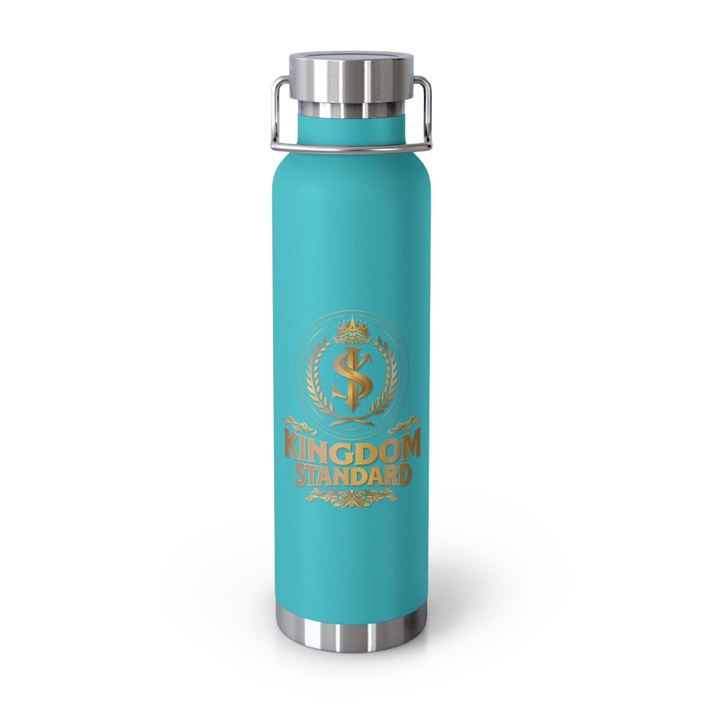 "Kingdom Standard" Unisex Inspirational Copper Vacuum Insulated Bottle - 22oz - The Shield of Light