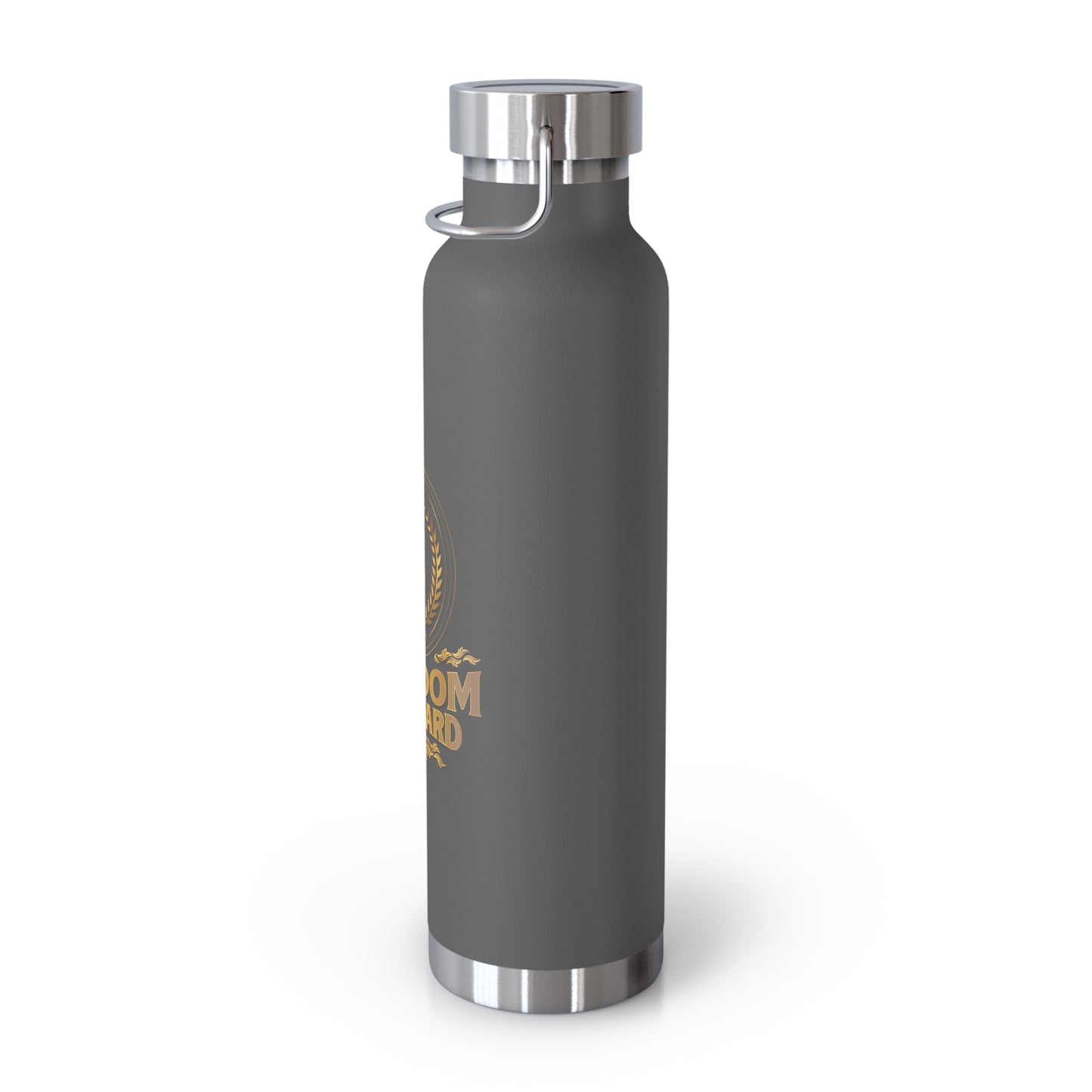 "Kingdom Standard" Unisex Inspirational Copper Vacuum Insulated Bottle - 22oz - The Shield of Light