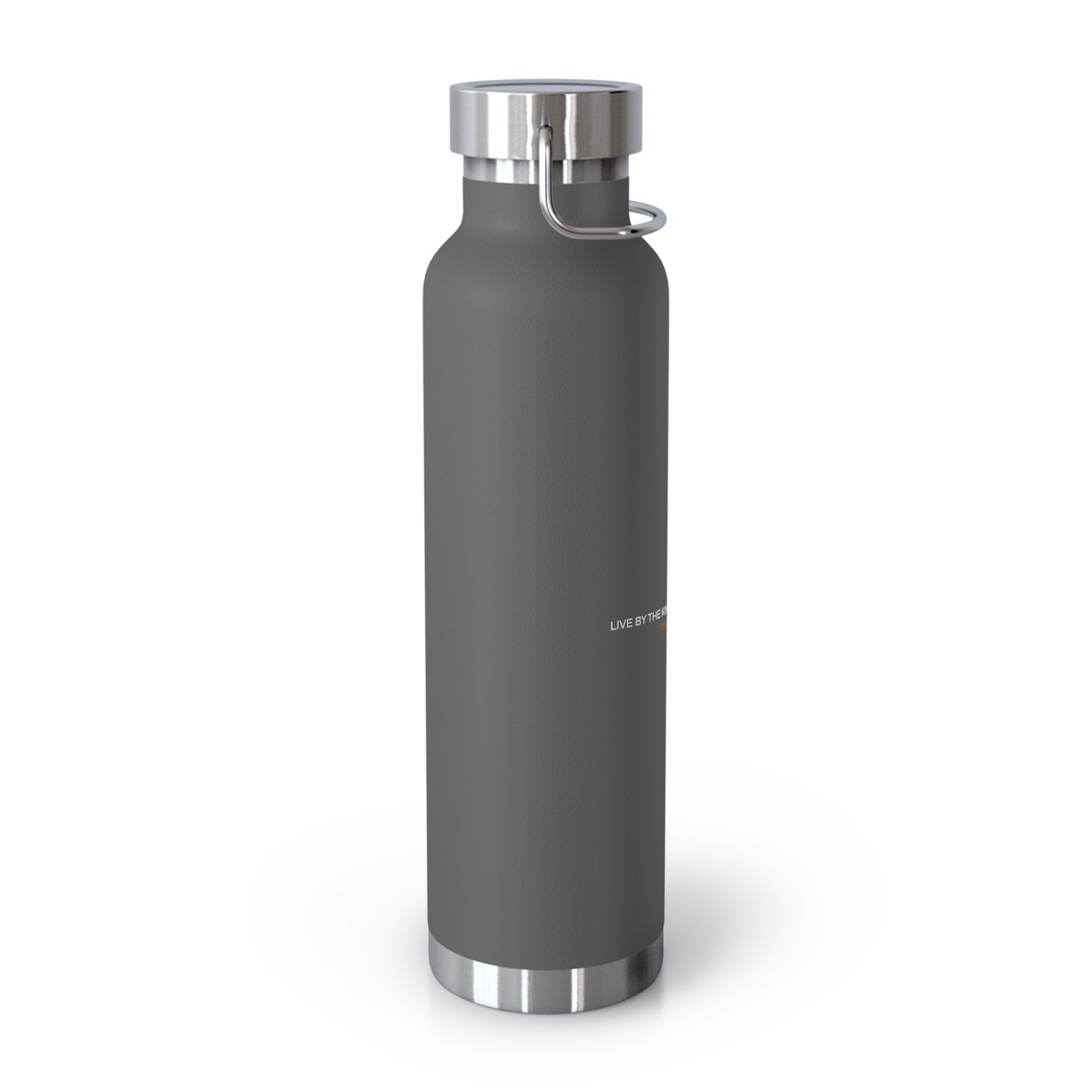 "Live By the Kingdom Not the World Colossians 3:2" Unisex Inspirational Copper Vacuum Insulated Bottle - 22oz - The Shield of Light