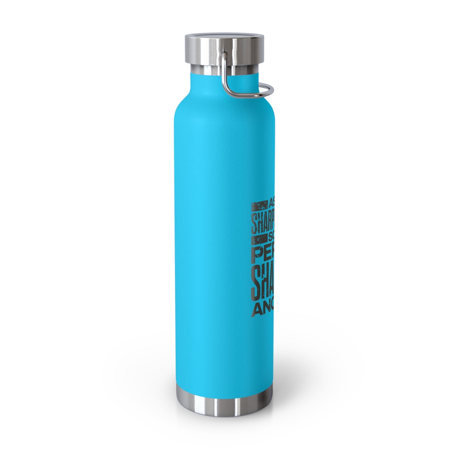 "Forged In Strength" Unisex Inspirational Copper Vacuum Insulated Bottle - 22oz - The Shield of Light