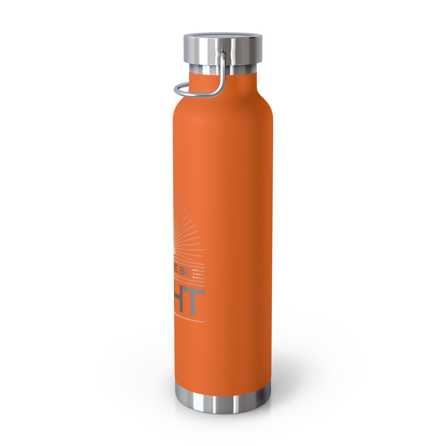 "Let There Be Light" Unisex Inspirational Copper Vacuum Insulated Bottle - 22oz - The Shield of Light
