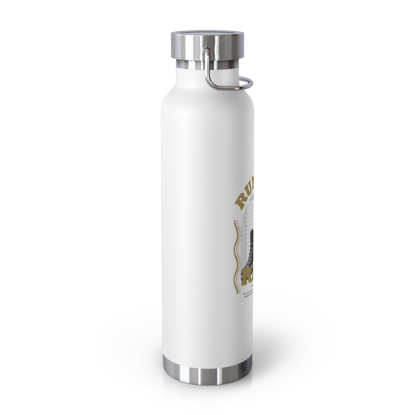 "Run The Race" Unisex Inspirational Copper Vacuum Insulated Bottle - 22oz - The Shield of Light