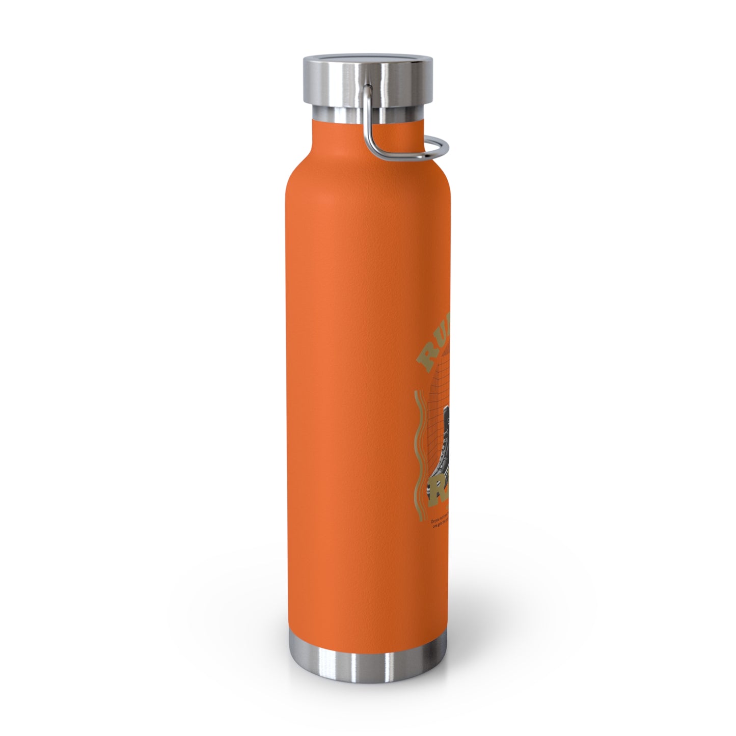 "Run The Race" Unisex Inspirational Copper Vacuum Insulated Bottle - 22oz - The Shield of Light
