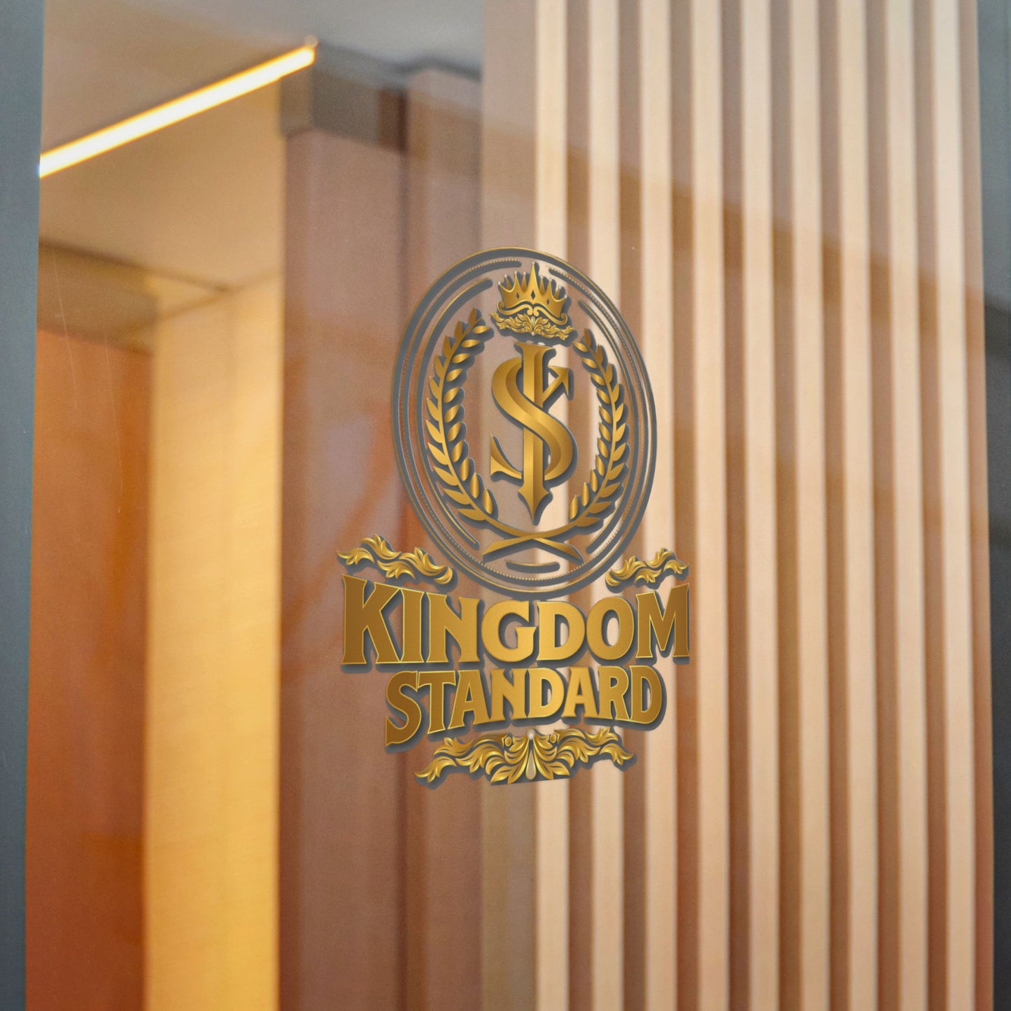 "Kingdom Standard" Unisex Inspirational Die-Cut Stickers - The Shield of Light