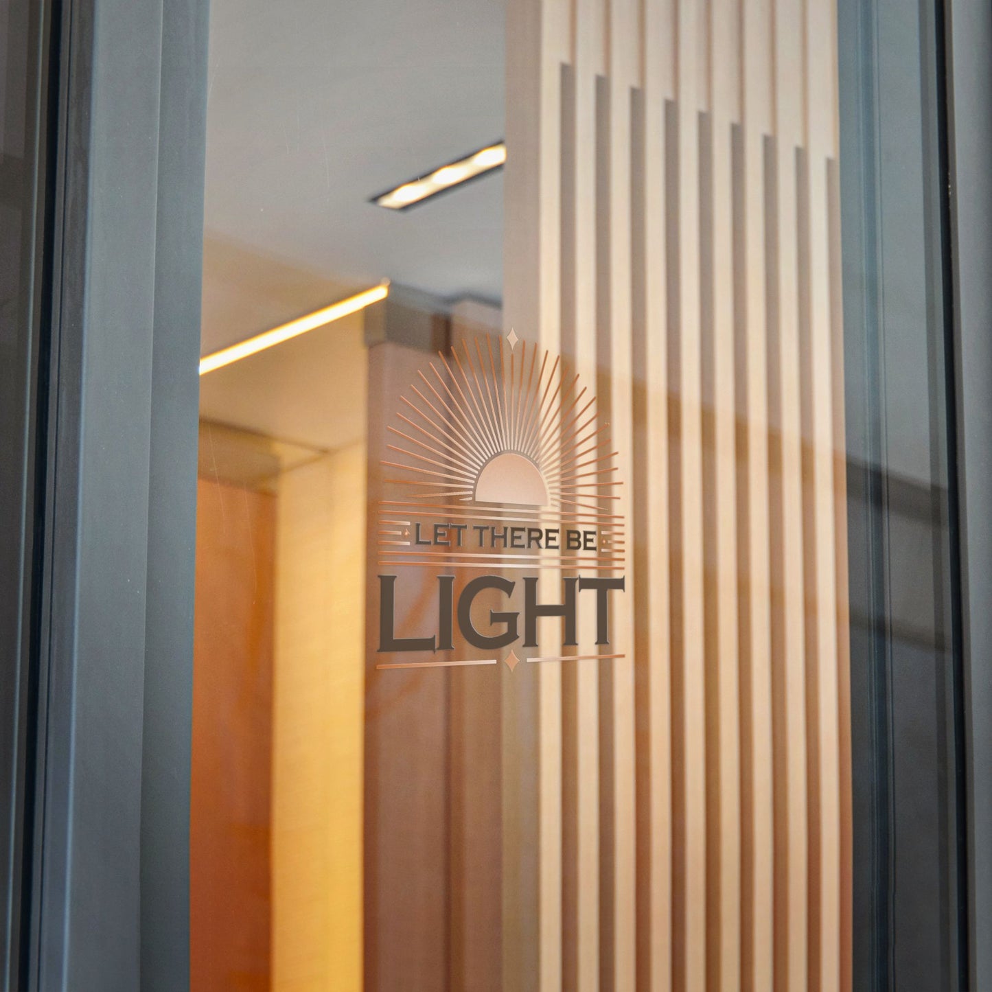 "Let There Be Light" Unisex Inspirational Die-Cut Stickers - The Shield of Light
