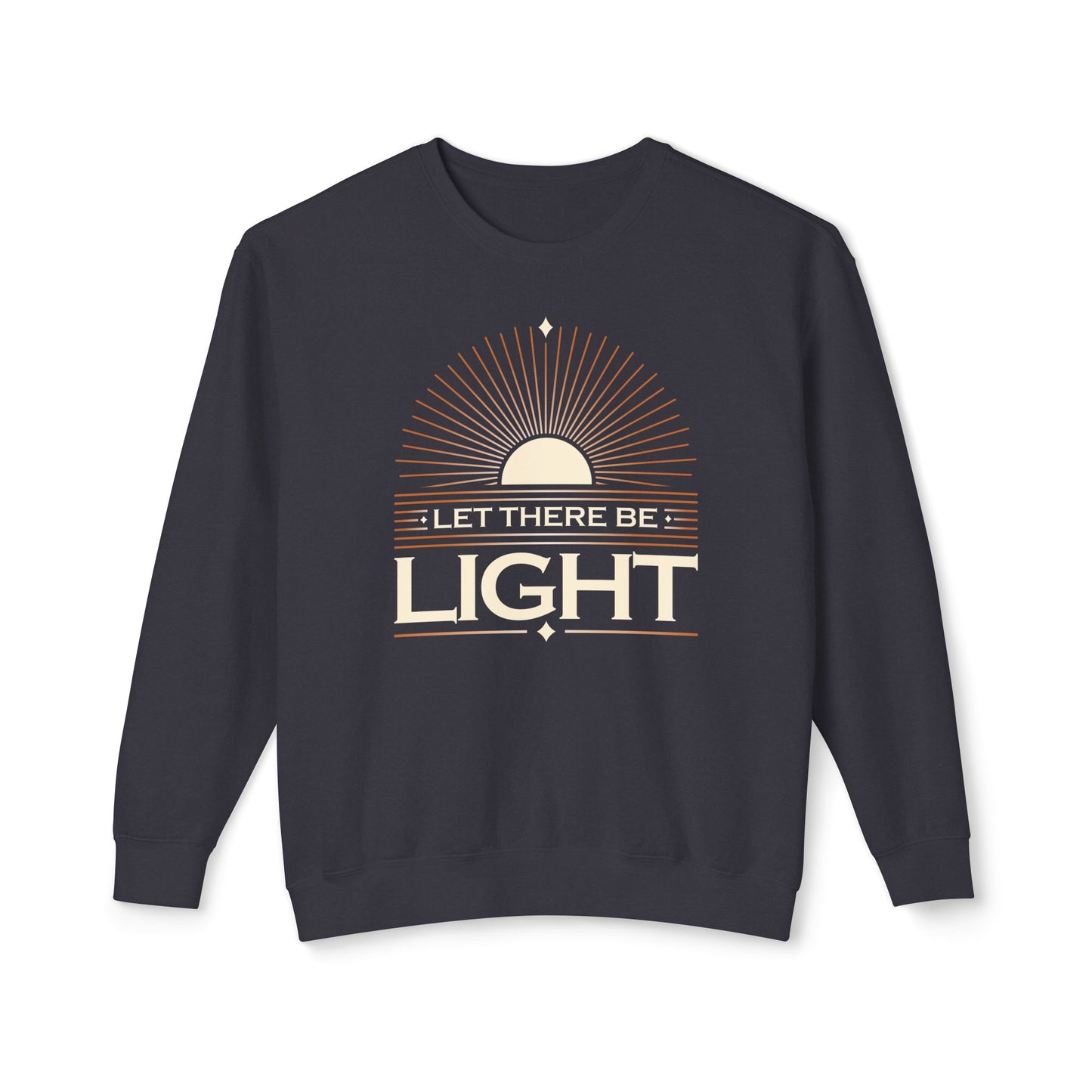 "Let There Be Light" Unisex Lightweight Crewneck Sweatshirt - The Shield of Light
