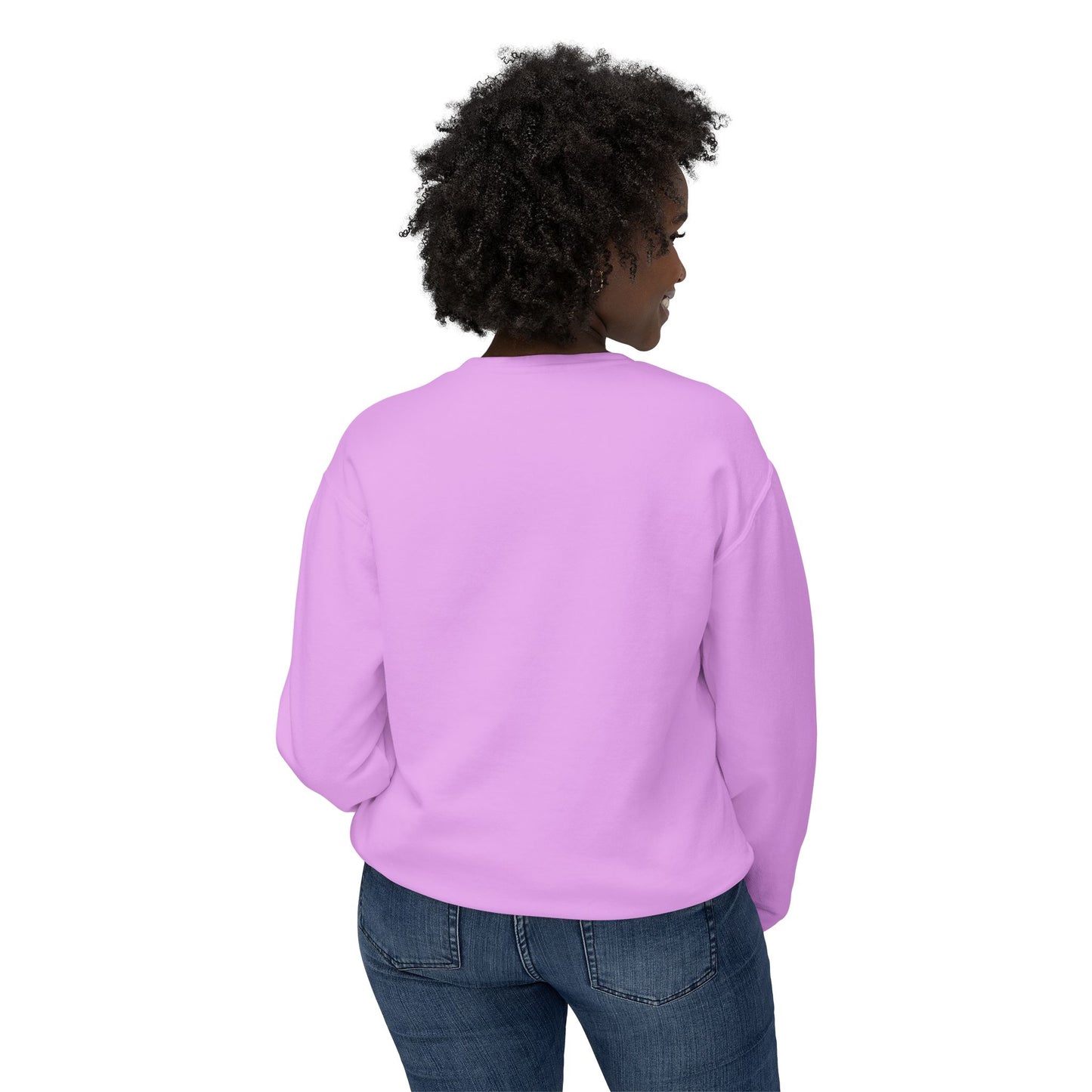 "The Lord Is My Strength and My Shield Psalm 28:7" Unisex Lightweight Crewneck Sweatshirt - The Shield of Light