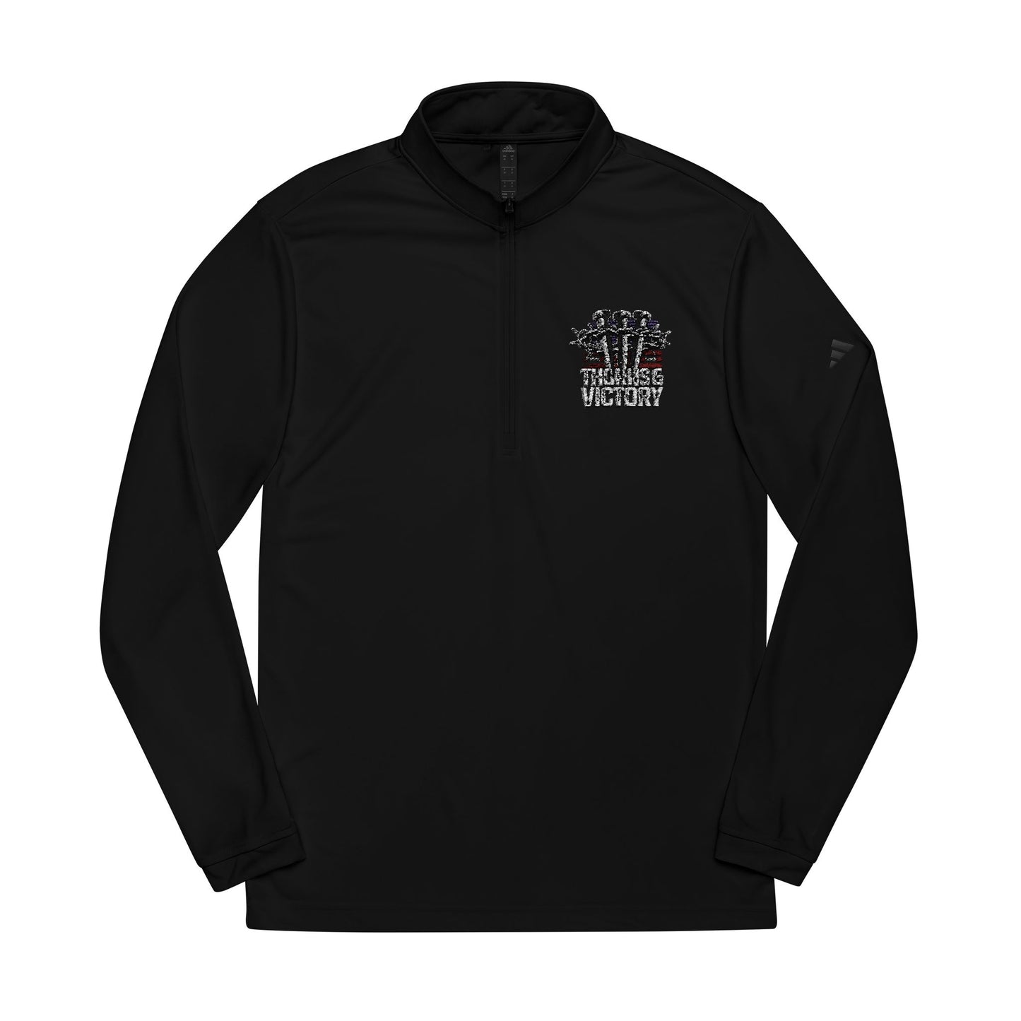 "Thorns & Victory" adidas® Quarter-Zip Pullover - The Shield of Light