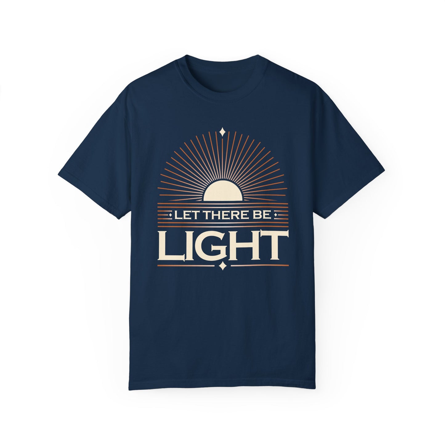 Let There Be Light Unisex Garment-Dyed T-Shirt - The Shield of Light