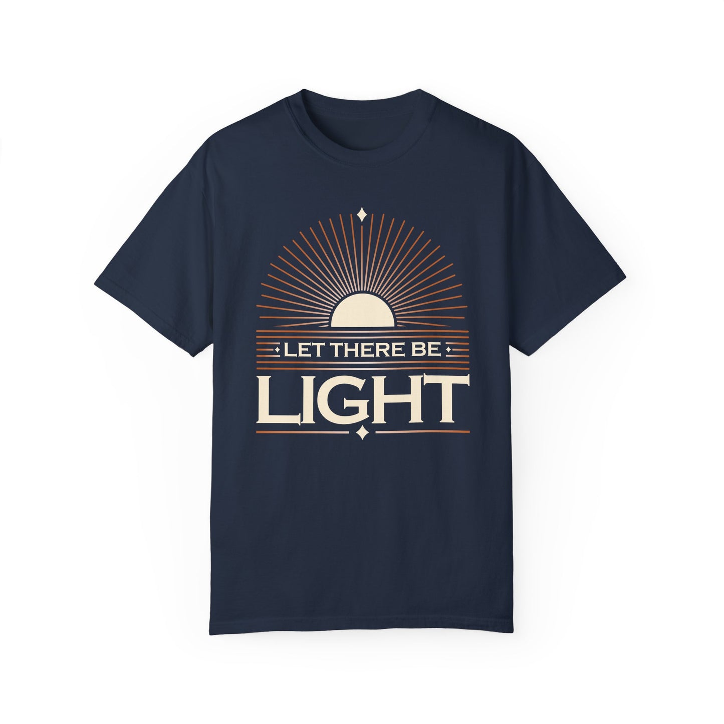 Let There Be Light Unisex Garment-Dyed T-Shirt - The Shield of Light