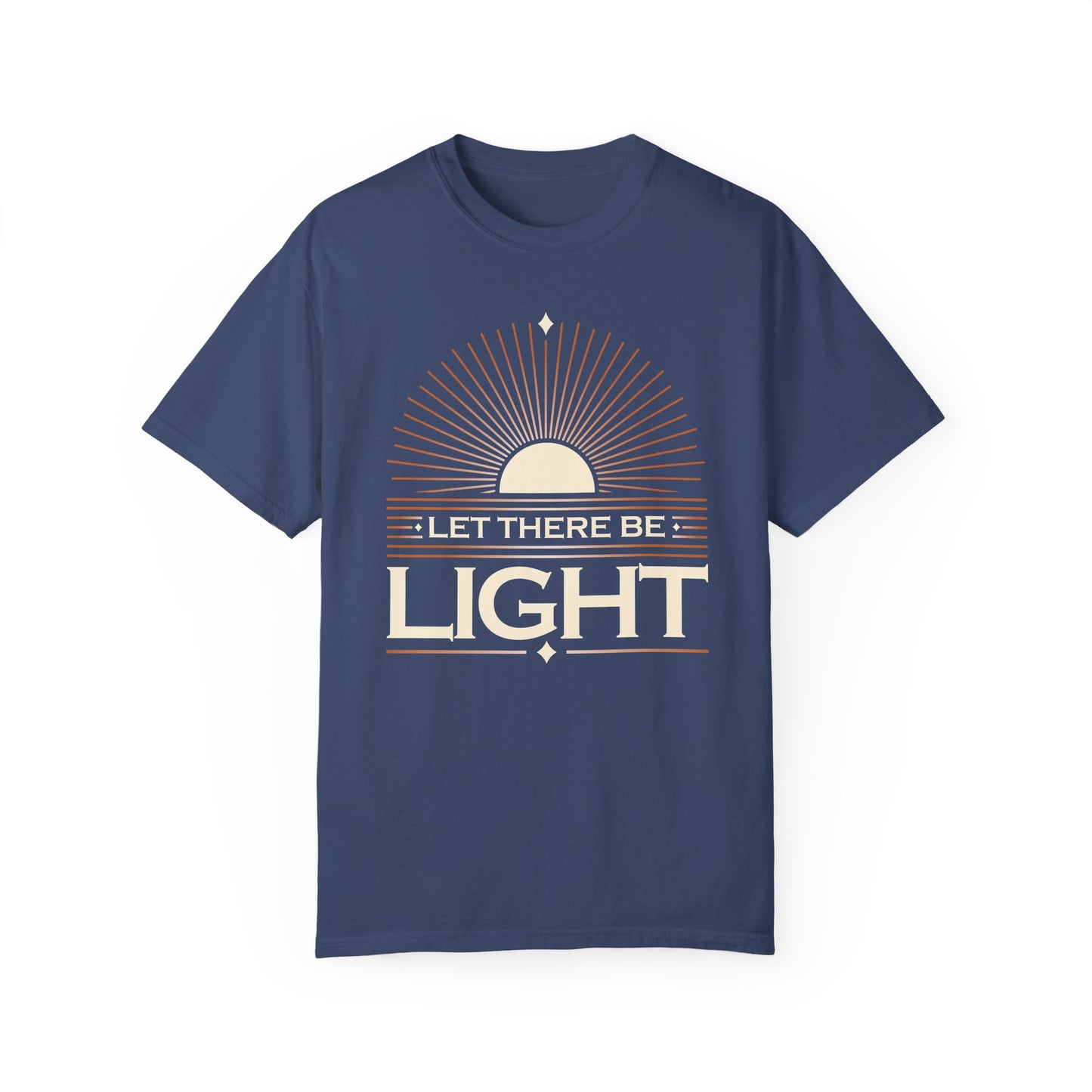 Let There Be Light Unisex Garment-Dyed T-Shirt - The Shield of Light