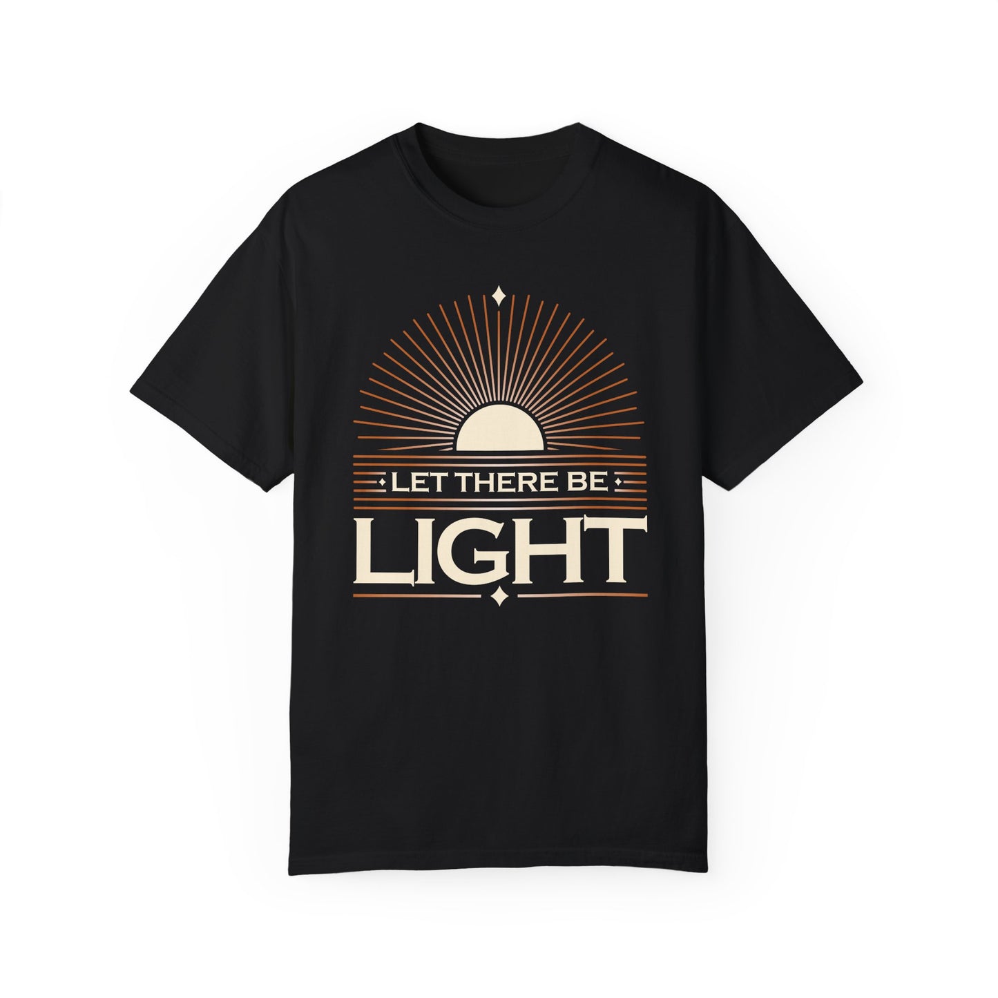 Let There Be Light Unisex Garment-Dyed T-Shirt - The Shield of Light