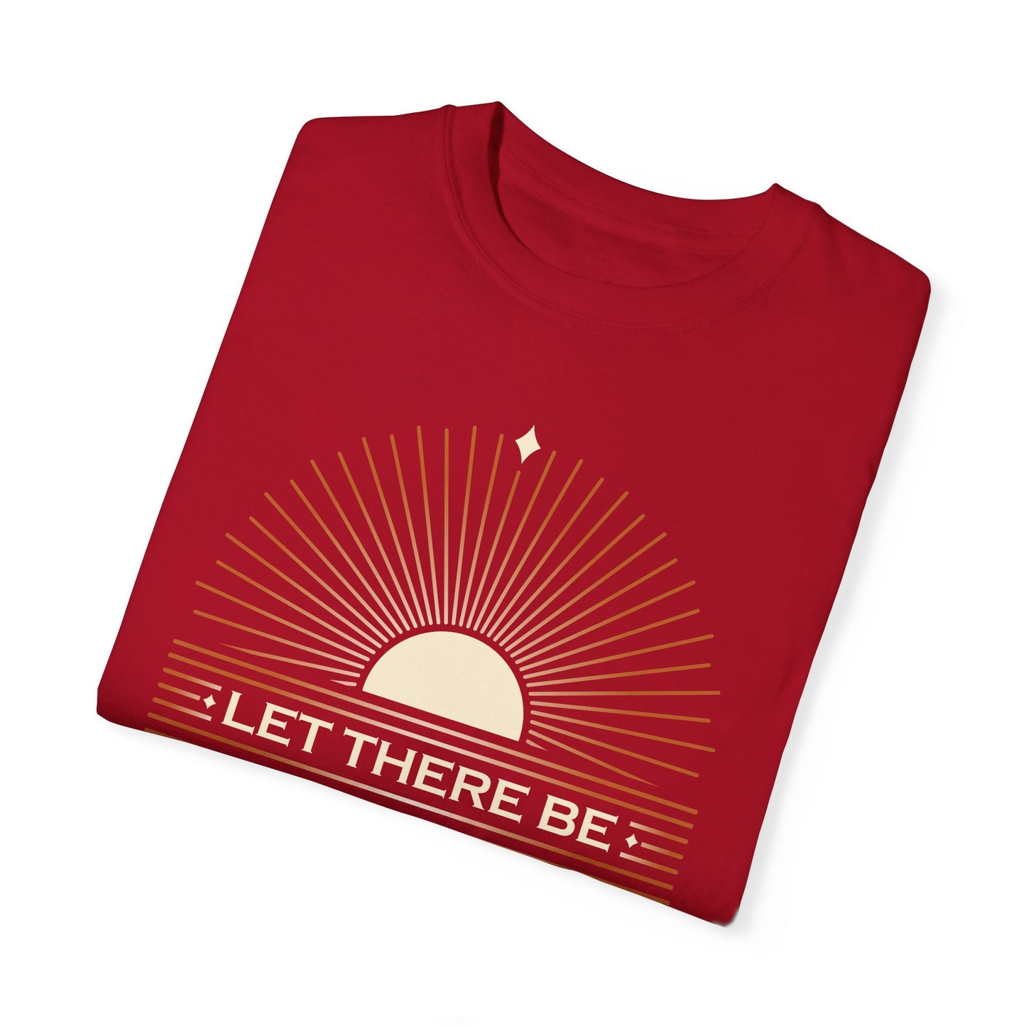 Let There Be Light Unisex Garment-Dyed T-Shirt - The Shield of Light