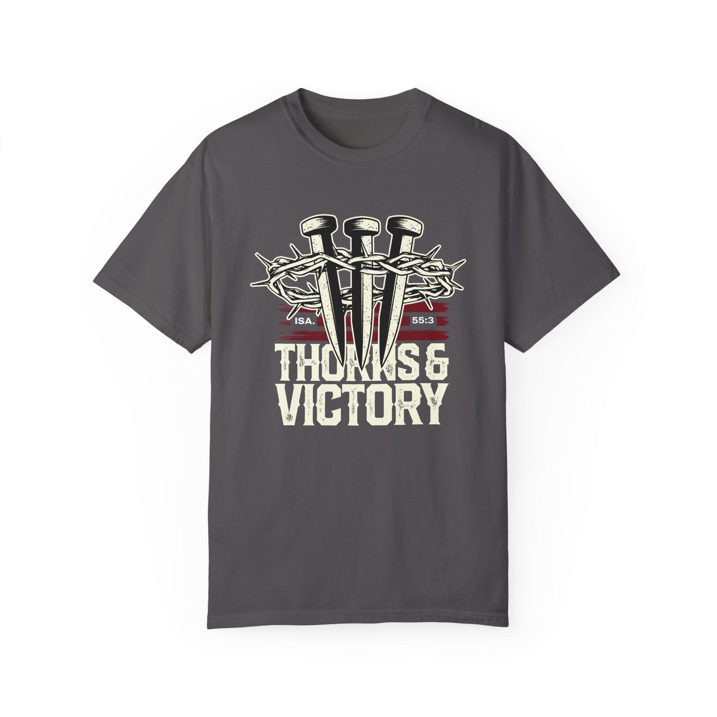 Thorns & Victory Unisex Garment-Dyed T-Shirt - The Shield of Light