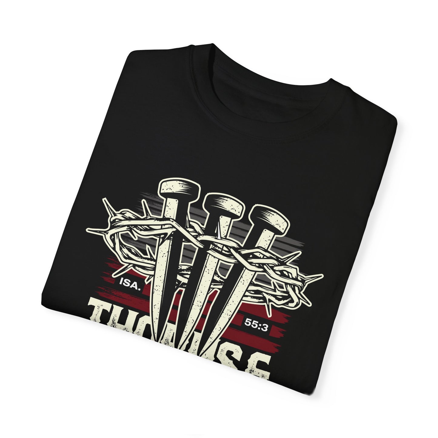 Thorns & Victory Unisex Garment-Dyed T-Shirt - The Shield of Light