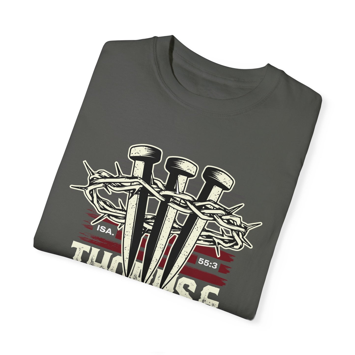 Thorns & Victory Unisex Garment-Dyed T-Shirt - The Shield of Light