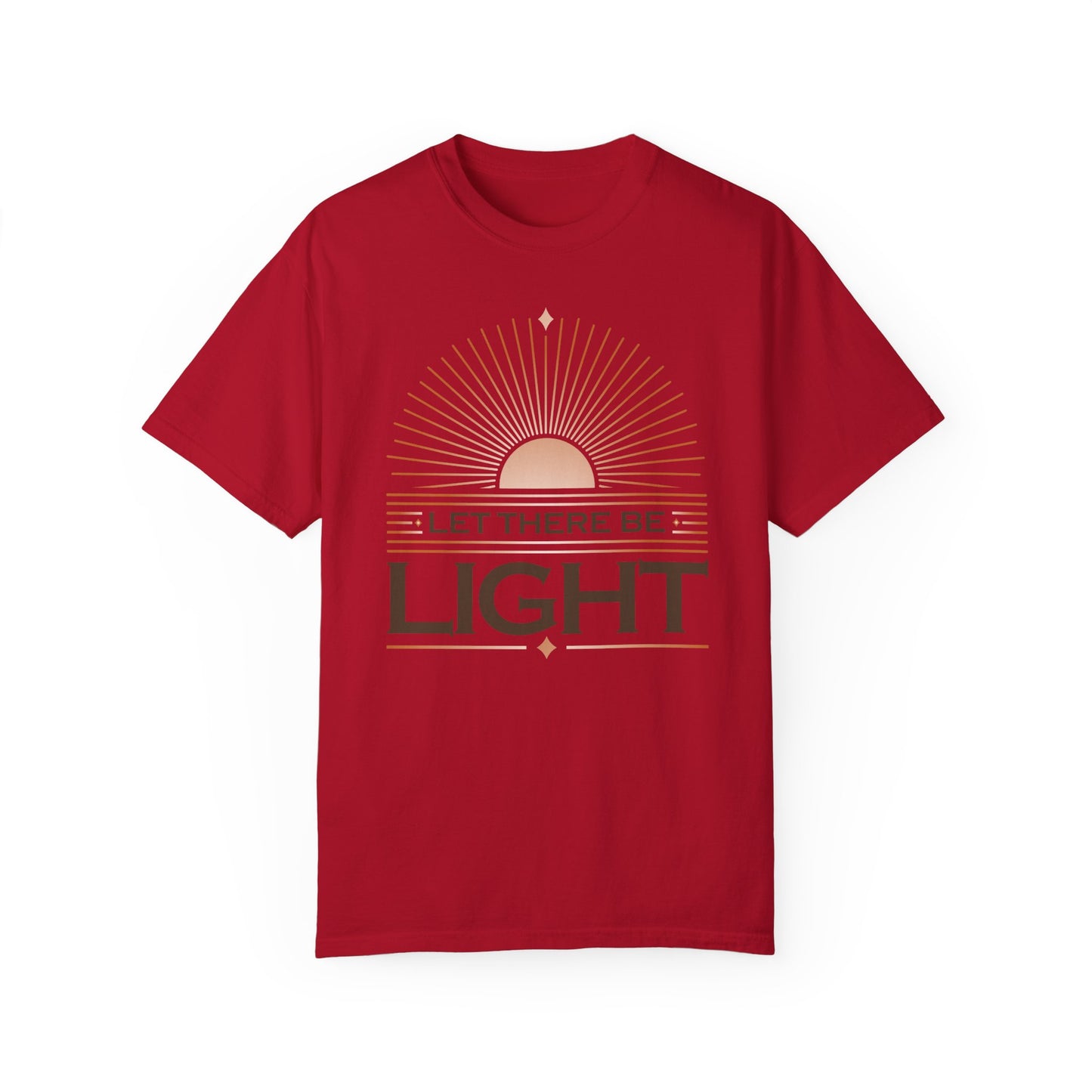 Let There Be Light Unisex Garment-Dyed T-Shirt - The Shield of Light