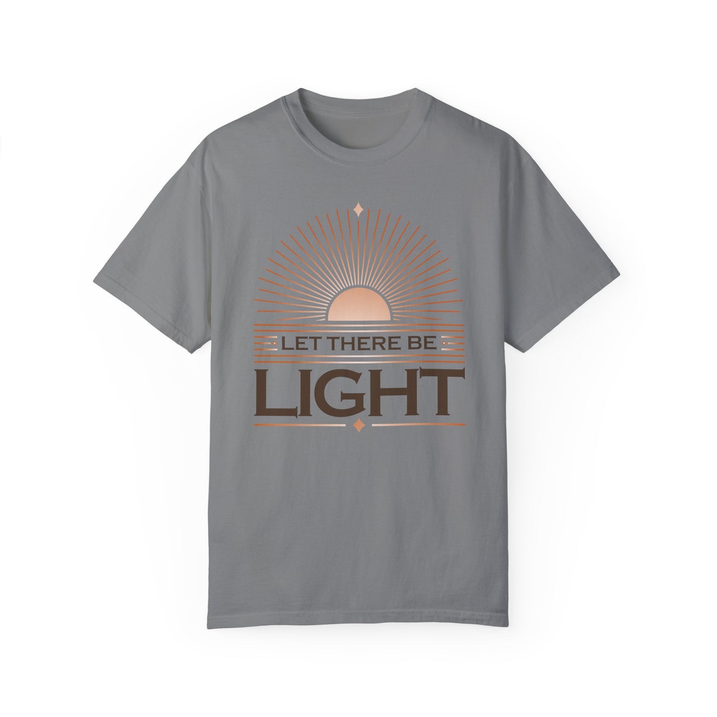 Let There Be Light Unisex Garment-Dyed T-Shirt - The Shield of Light