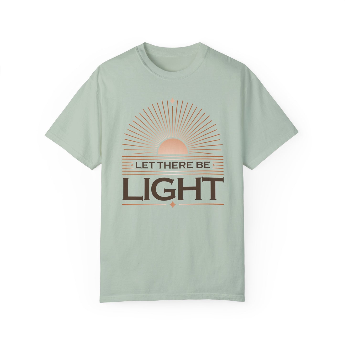 Let There Be Light Unisex Garment-Dyed T-Shirt - The Shield of Light