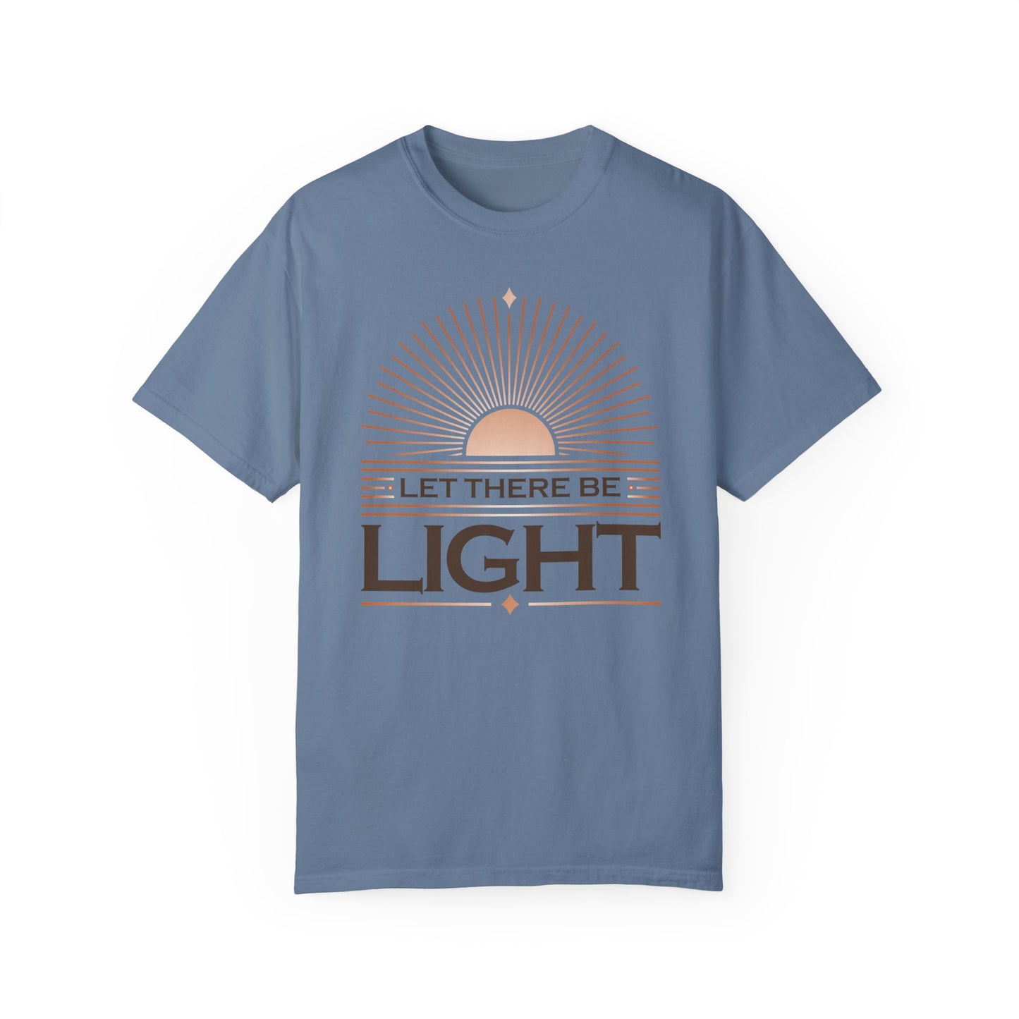 Let There Be Light Unisex Garment-Dyed T-Shirt - The Shield of Light
