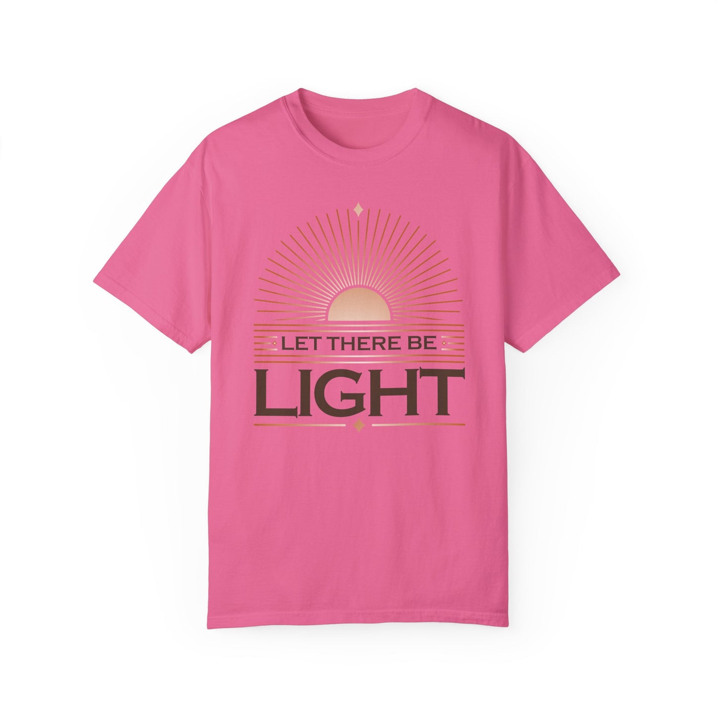 Let There Be Light Unisex Garment-Dyed T-Shirt - The Shield of Light