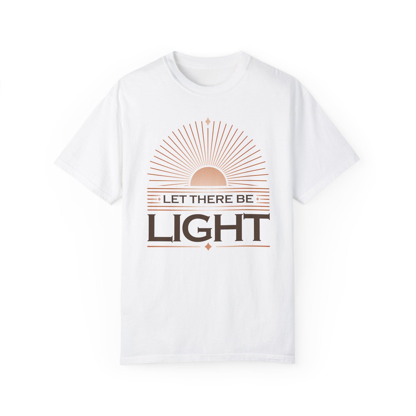 Let There Be Light Unisex Garment-Dyed T-Shirt - The Shield of Light