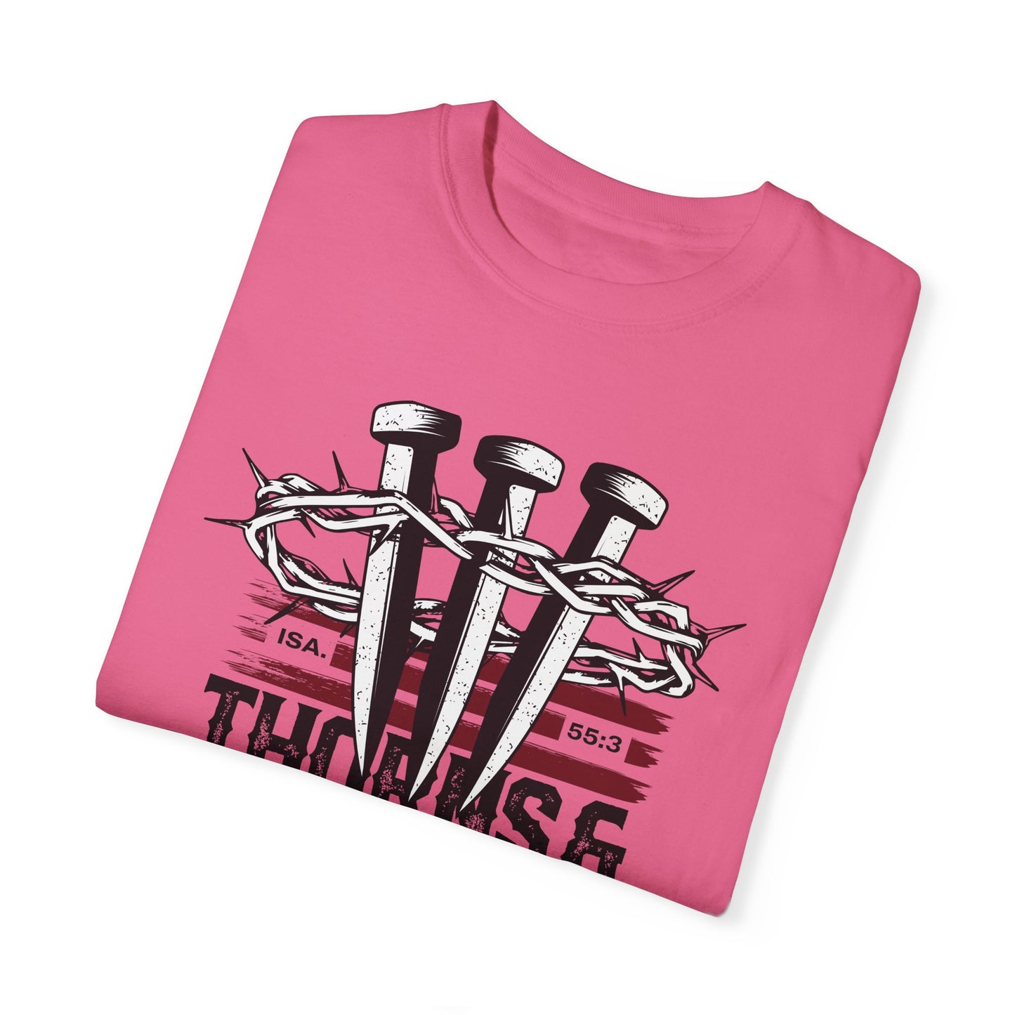 Thorns & Victory Unisex Garment-Dyed T-Shirt - The Shield of Light
