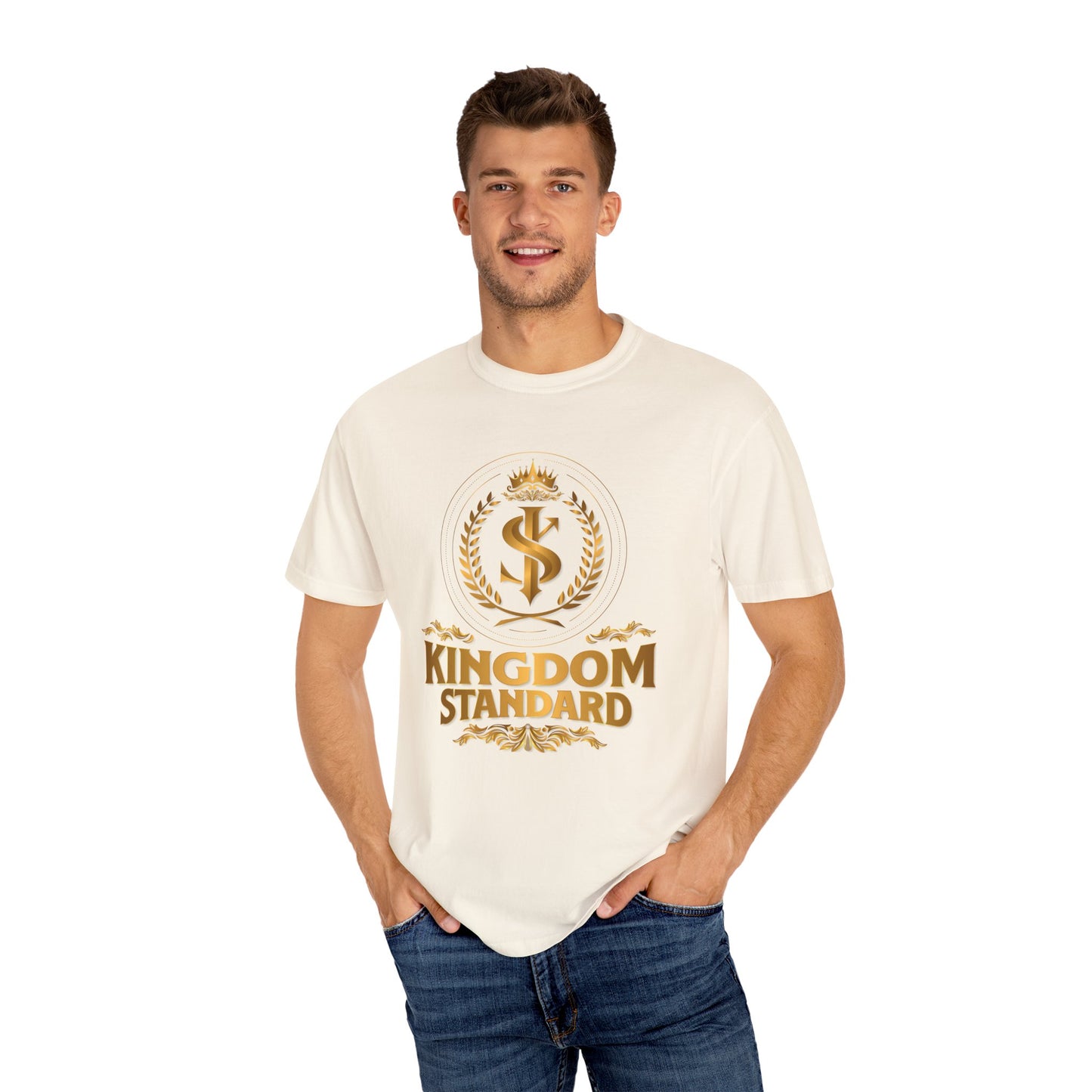 "Kingdom Standard" Unisex Garment-Dyed T-Shirt - The Shield of Light