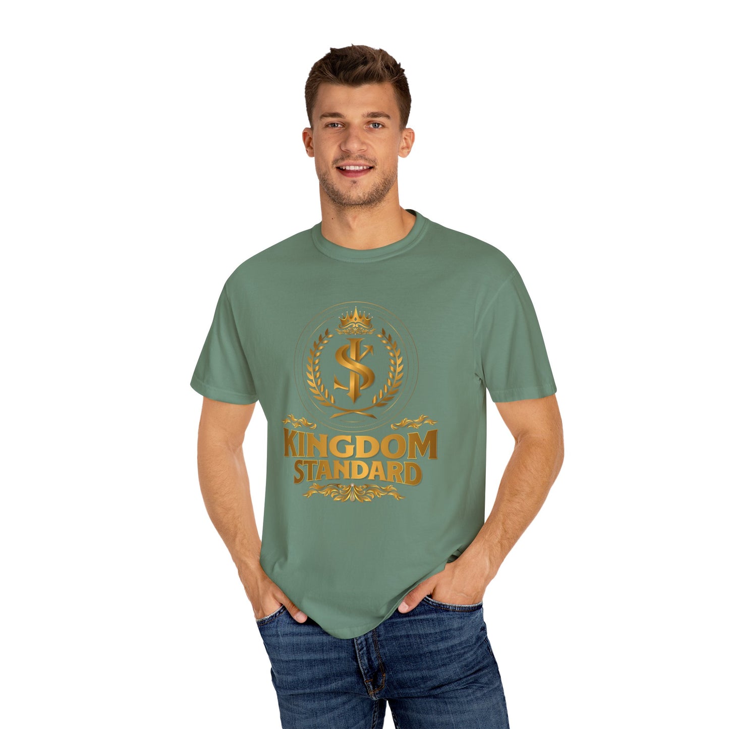 "Kingdom Standard" Unisex Garment-Dyed T-Shirt - The Shield of Light