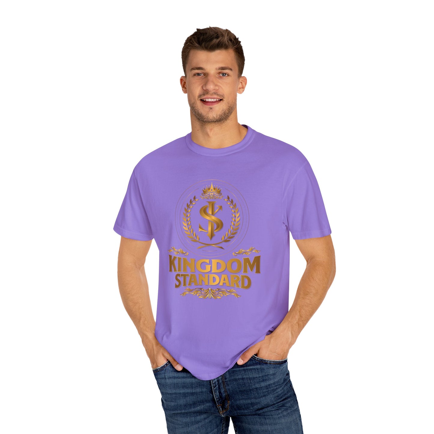 "Kingdom Standard" Unisex Garment-Dyed T-Shirt - The Shield of Light