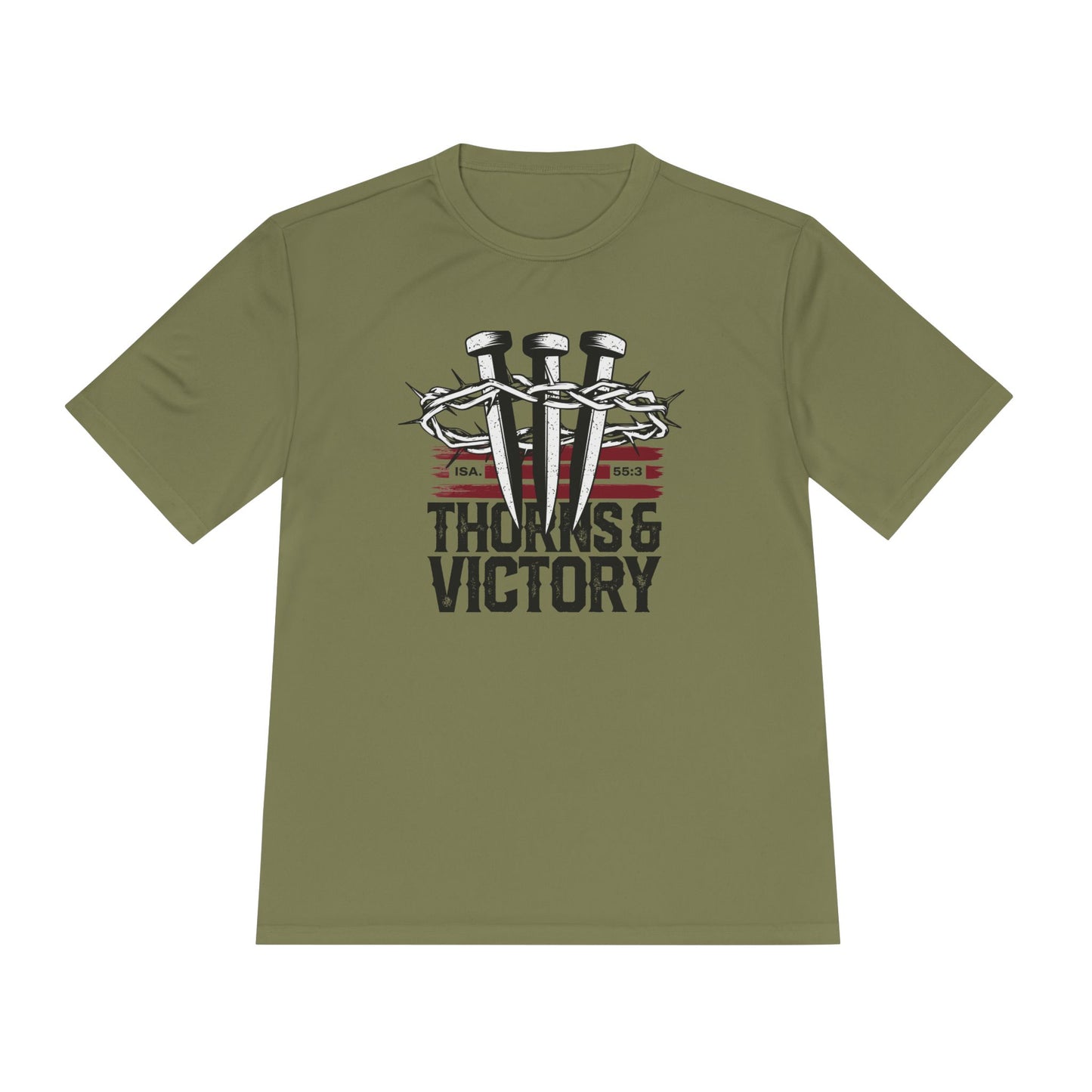 "Thorns & Victory" Unisex Moisture Wicking Tee - The Shield of Light