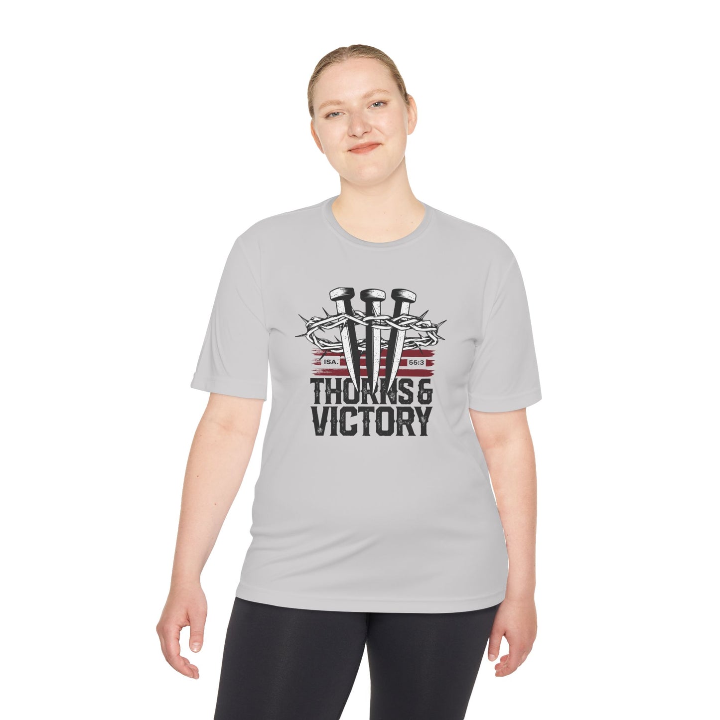 "Thorns & Victory" Unisex Moisture Wicking Tee - The Shield of Light