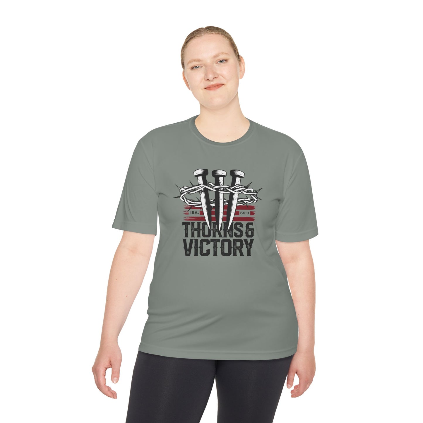 "Thorns & Victory" Unisex Moisture Wicking Tee - The Shield of Light