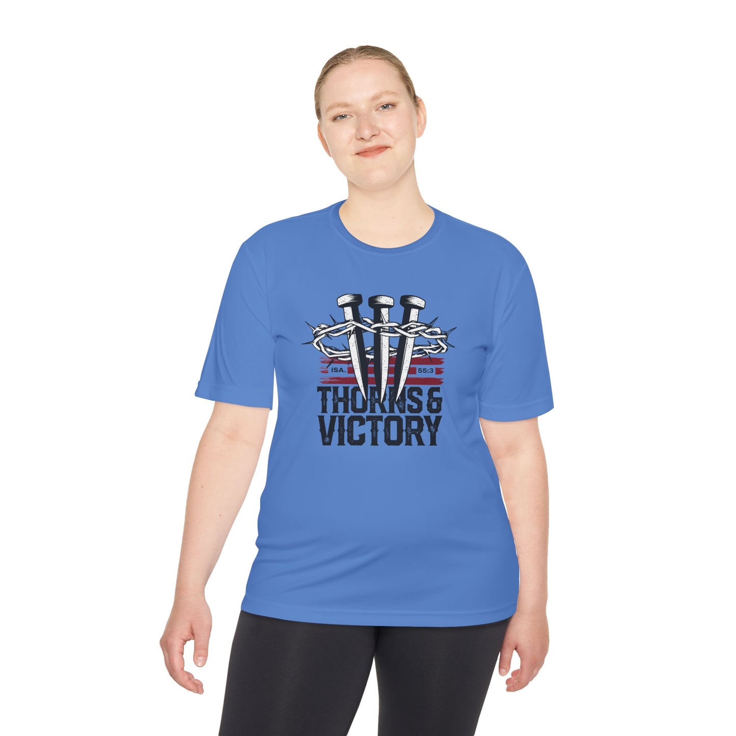 "Thorns & Victory" Unisex Moisture Wicking Tee - The Shield of Light